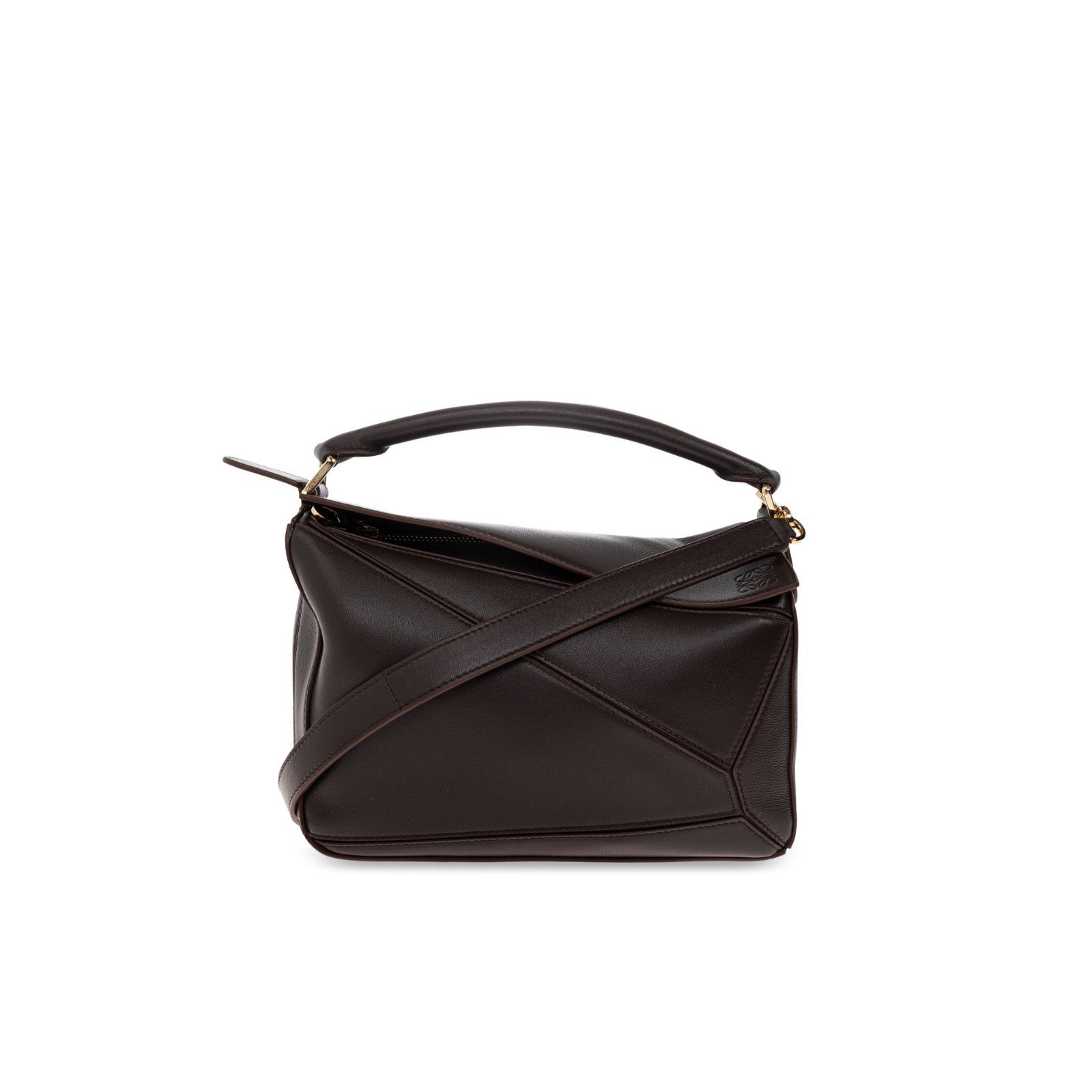 Loewe LOEWE Puzzle Small Featherlight $4800 Dark Chestnut Shoulder Size ONE SIZE - 1 Thumbnail