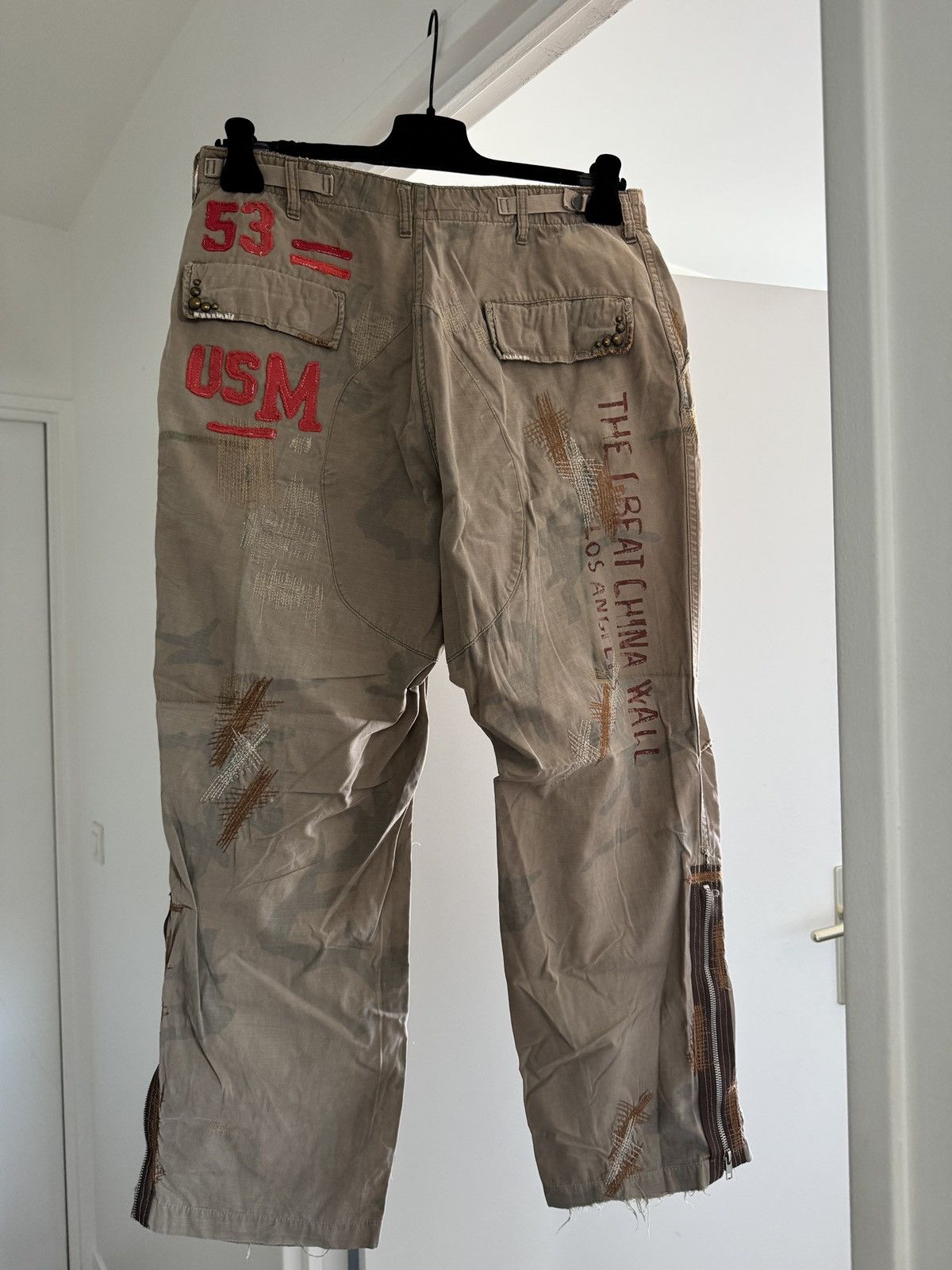 The Great China Wall *RARE* VINTAGE 90s ARCHIVES GREAT CHINA WALL 1/1 CARGO PANTS Size US 32 / EU 48 - 1 Thumbnail