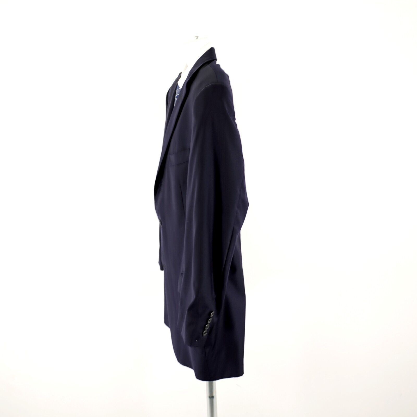 Hart Schaffner Marx Hart Schaffner Marx Wool Blue 2 Button Blazer 44R Made In US Size 44R - 6 Thumbnail