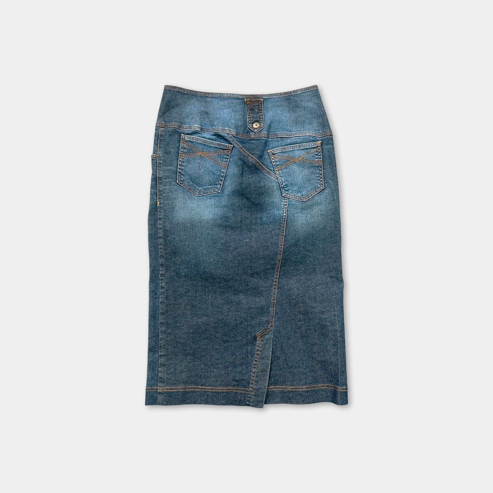 Just Cavalli Just Cavalli Vintage Asymmetric Pocket Skirt Size 30" / US 8 / IT 44 - 4 Thumbnail