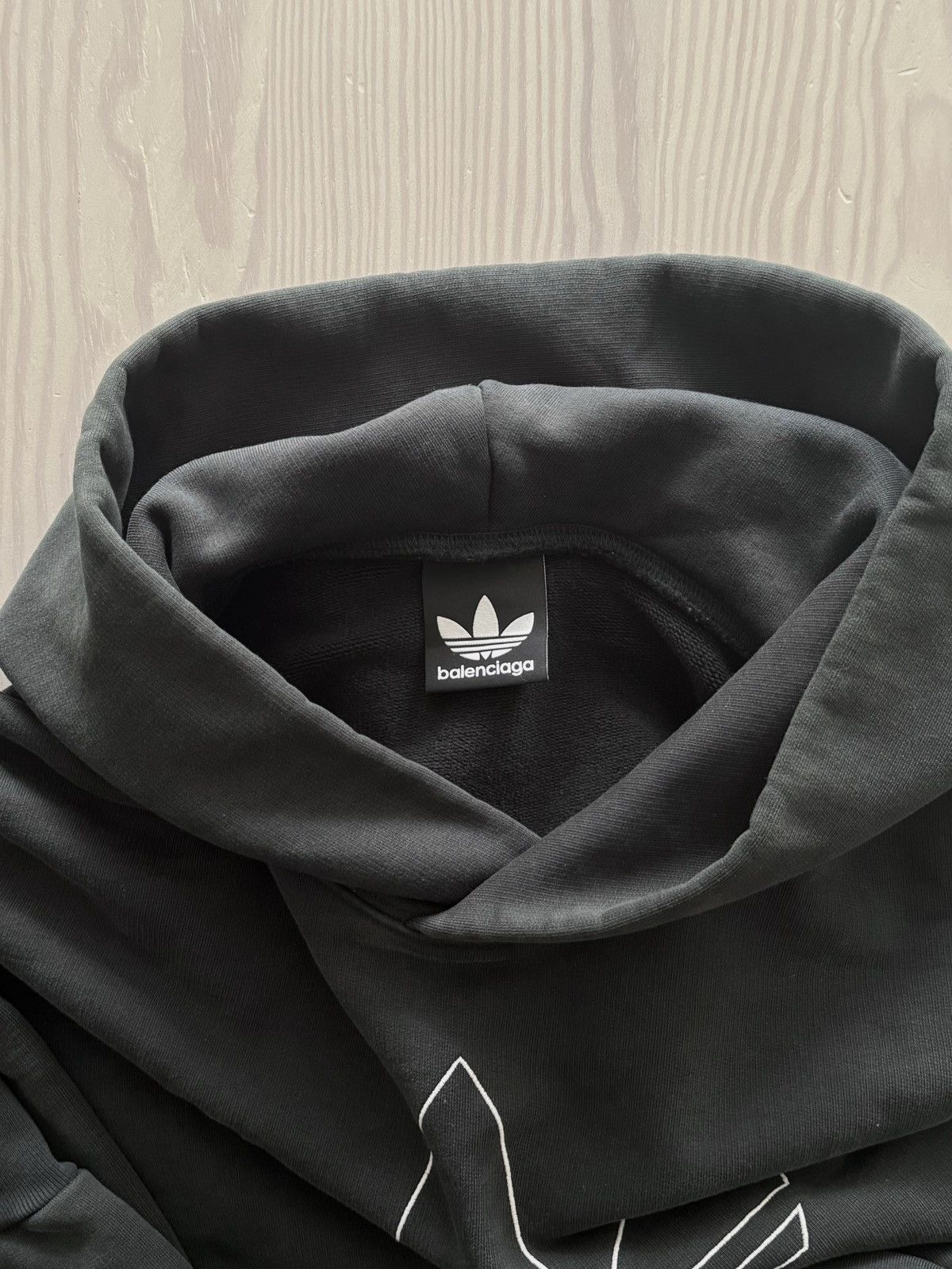 Adidas × Balenciaga Balenciaga / adidas Hoodie Oversized in Green Size 1 Size US S / EU 44-46 / 1 - 2 Thumbnail