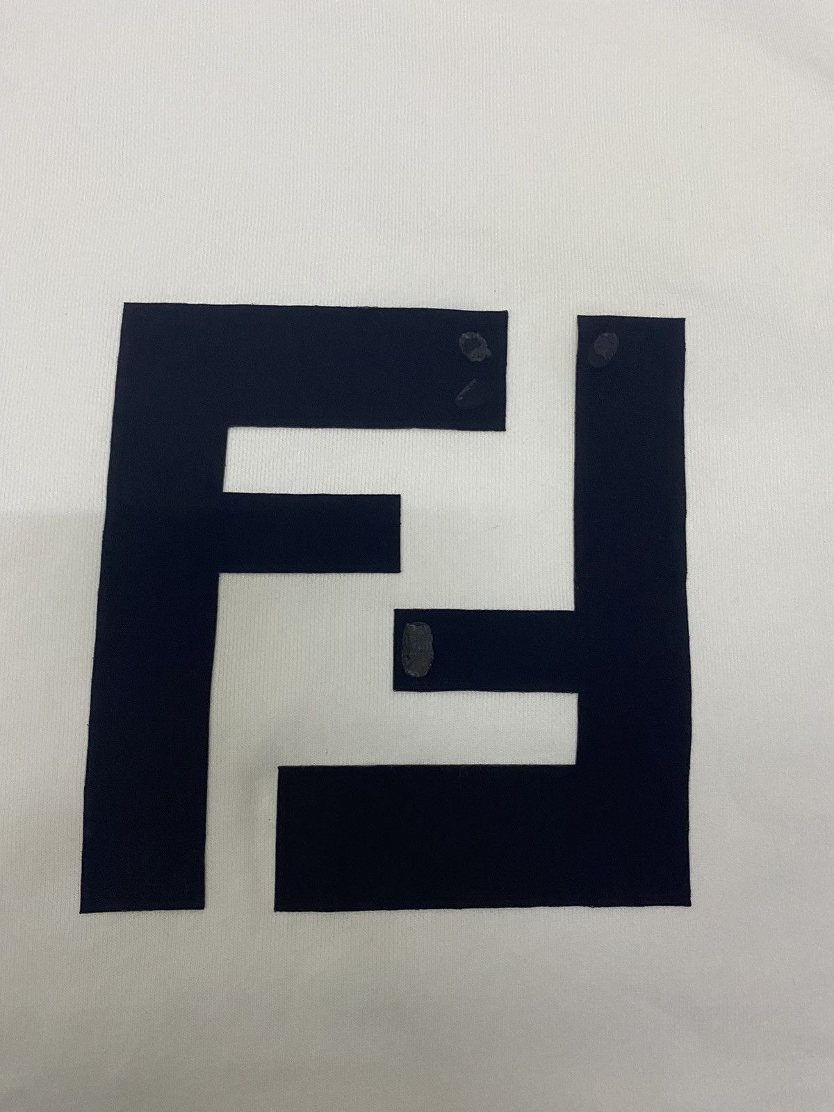 Fendi Fendi FF logo white sweatshirt Size US L / EU 52-54 / 3 - 6 Thumbnail