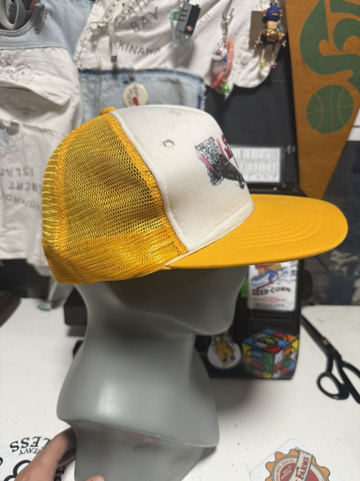 Vintage Vintage Cokers Machine Shop Trucker Hat Size ONE SIZE - 2 Thumbnail
