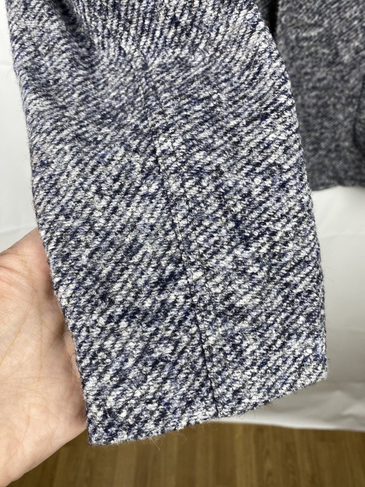 Other Profuomo Unlined Blazer Knit Melange Wool Cotton size 52 Size 42L - 4 Thumbnail