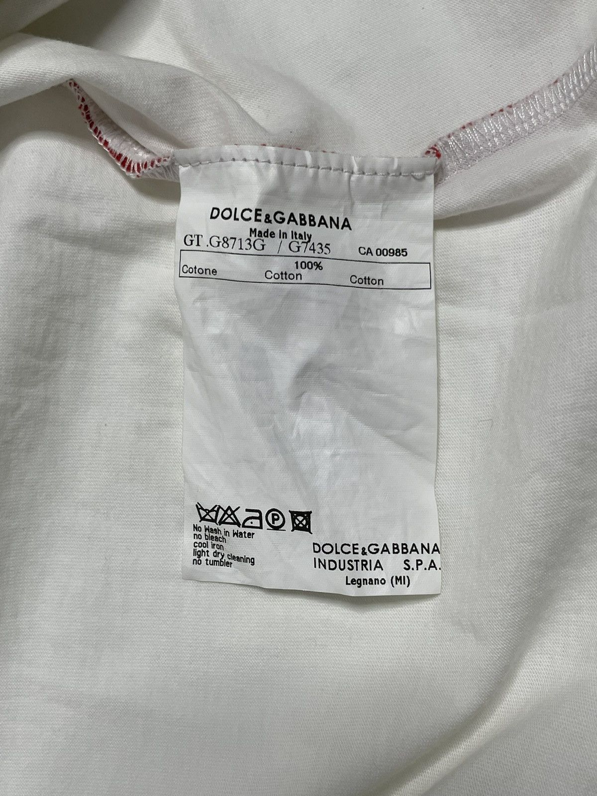 Designer × Dolce & Gabbana D&G futbol jersey Size US M / EU 48-50 / 2 - 5 Thumbnail