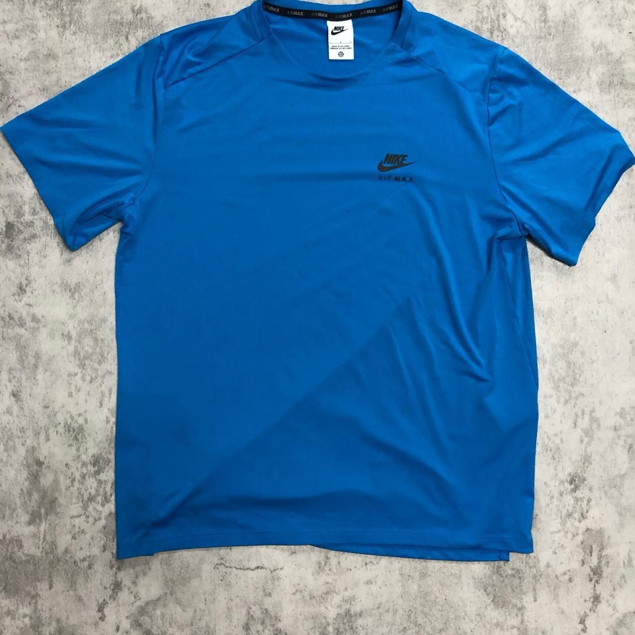 Nike Nike blue Dri-Fit t-shirt Sportswear rap hip hop Size US L / EU 52-54 / 3 - 1 Thumbnail