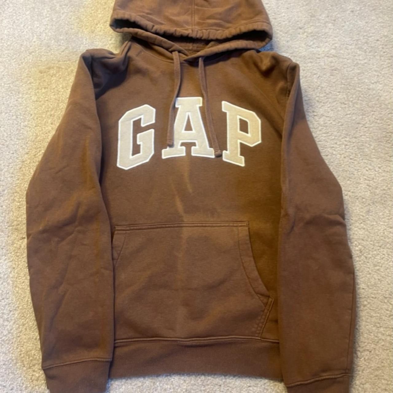 Gap 2000s Brown Vintage Distressed GAP Hoodie Men's M Size US M / EU 48-50 / 2 - 3 Thumbnail