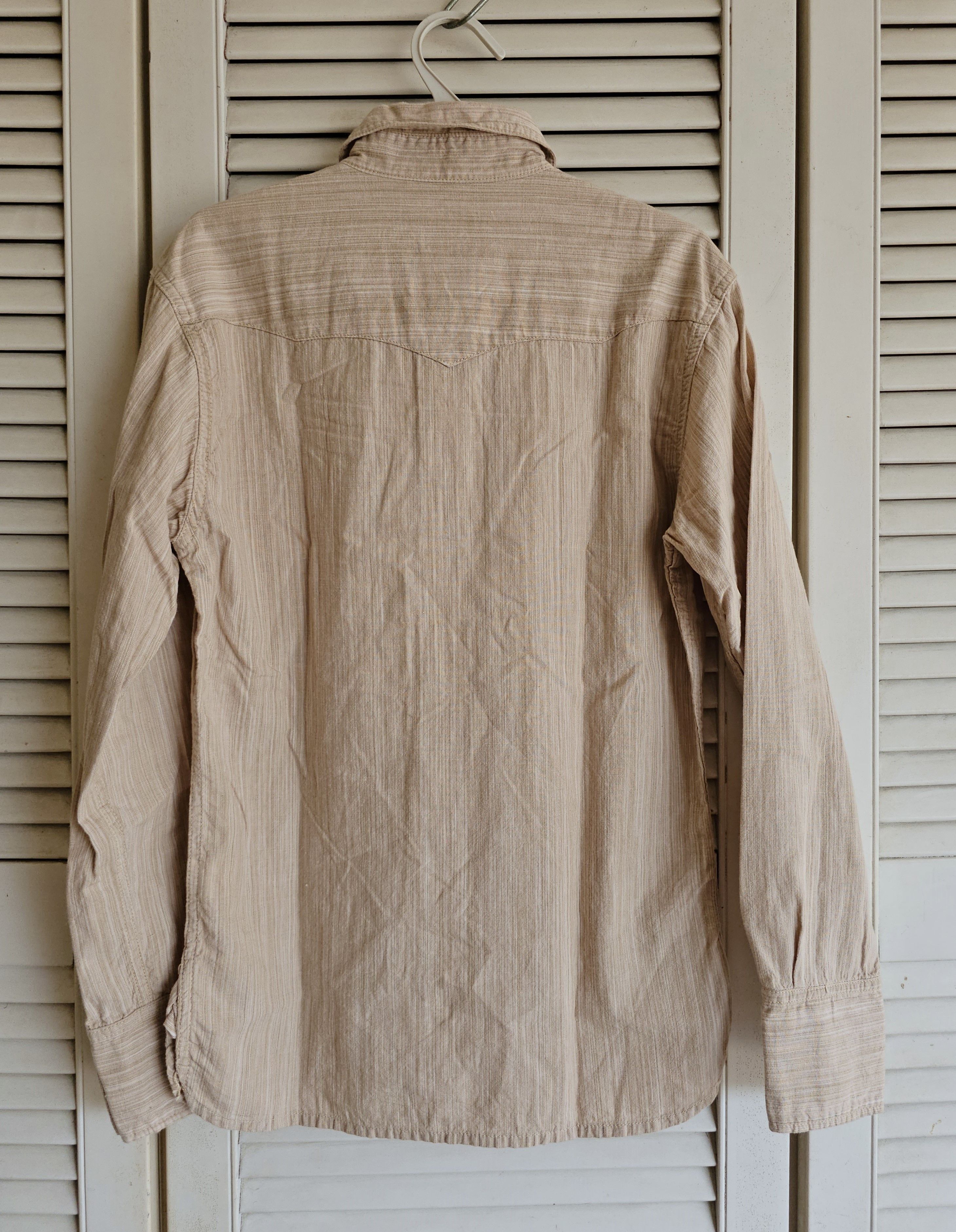 The Flat Head The Flat Head Long Sleeve Pearl Snap Brown Size US S / EU 44-46 / 1 - 8 Thumbnail