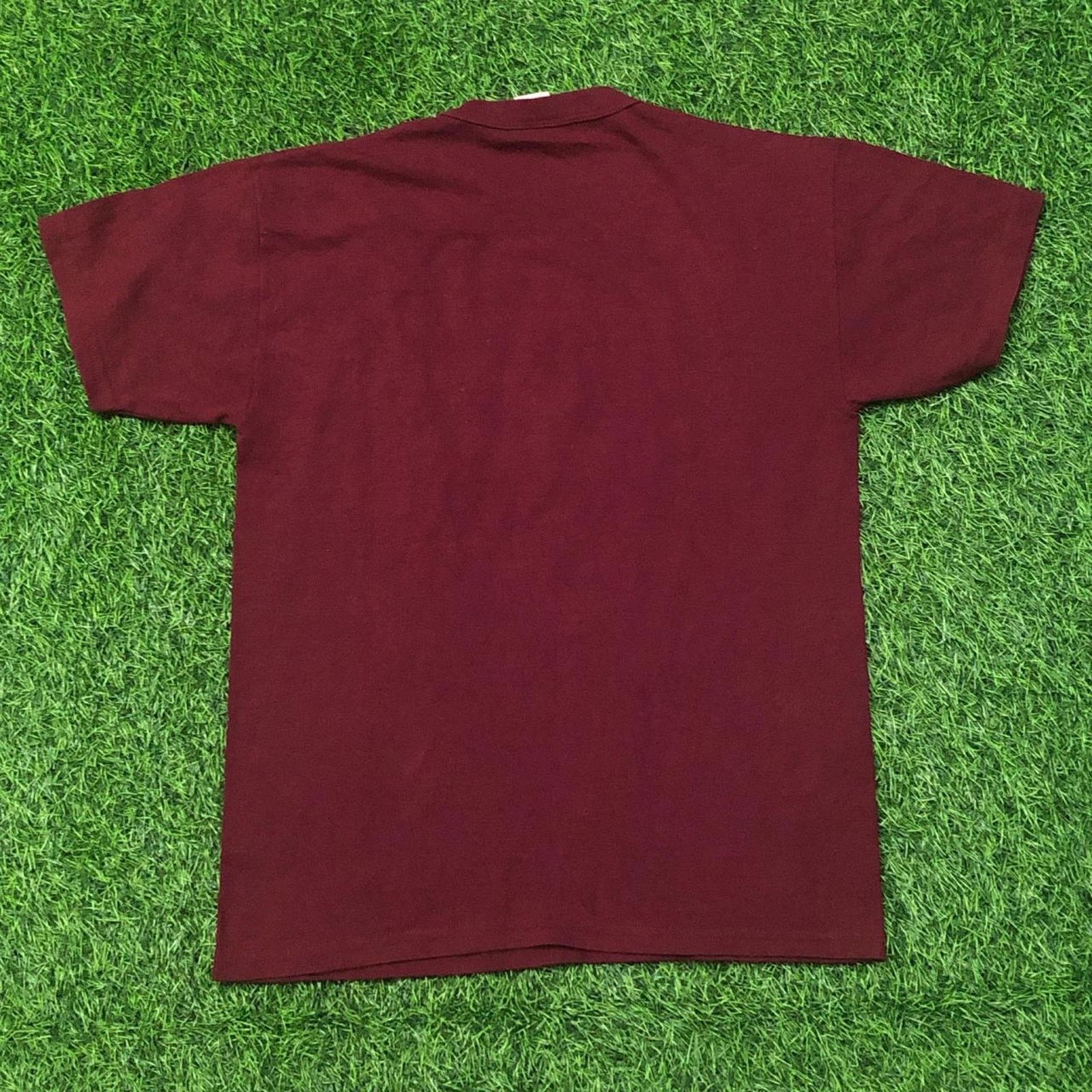 Russell Athletic Maroon Hawthorne Christian Soccer Camp Defender Graphic Tee Size US S / EU 44-46 / 1 - 2 Thumbnail