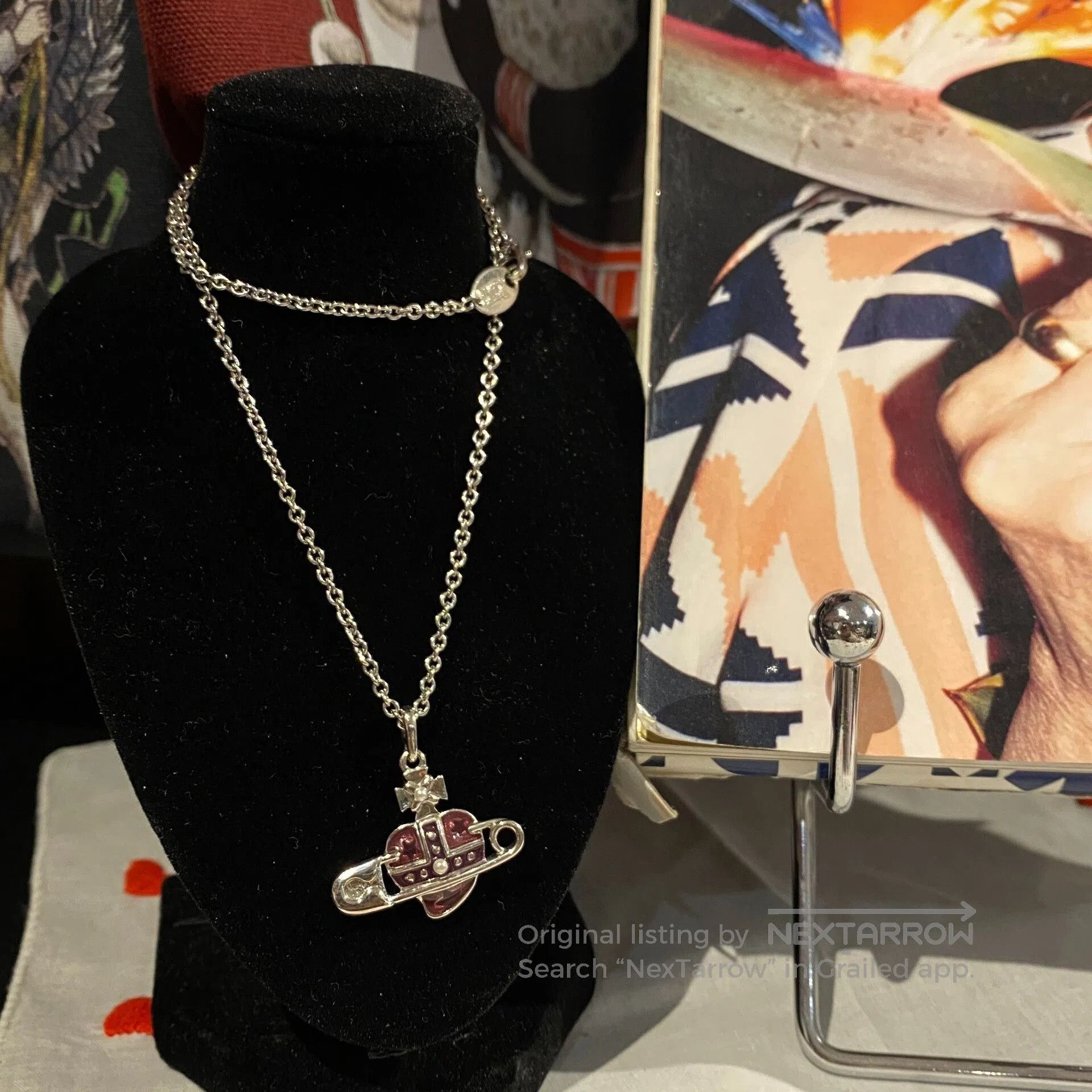 Vivienne Westwood Vivienne Westwood Purple Heart Necklace. Size ONE SIZE - 1 Thumbnail
