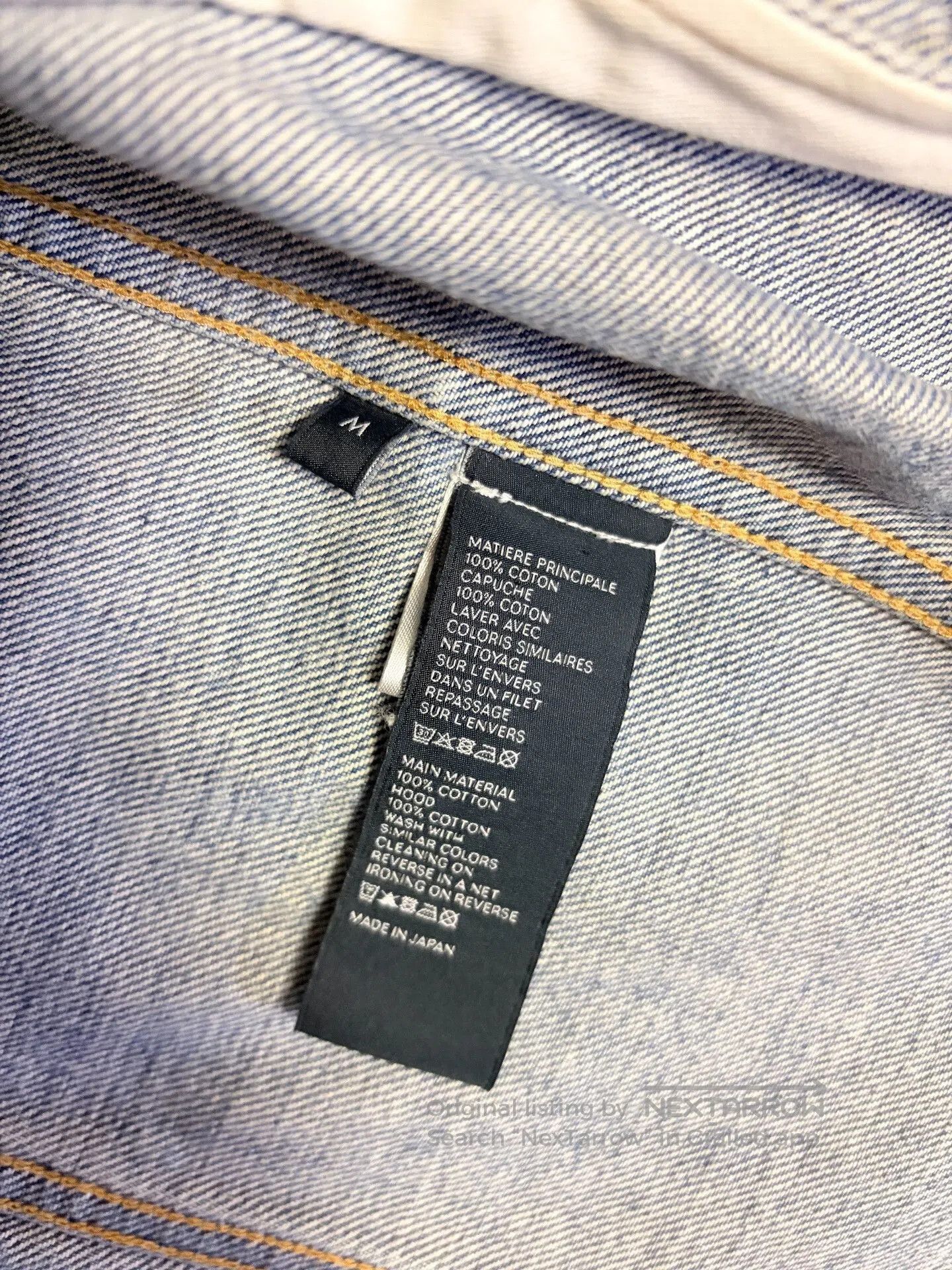 Celine Celine Washed Denim Hooded Jacket. Size US M / EU 48-50 / 2 - 5 Thumbnail