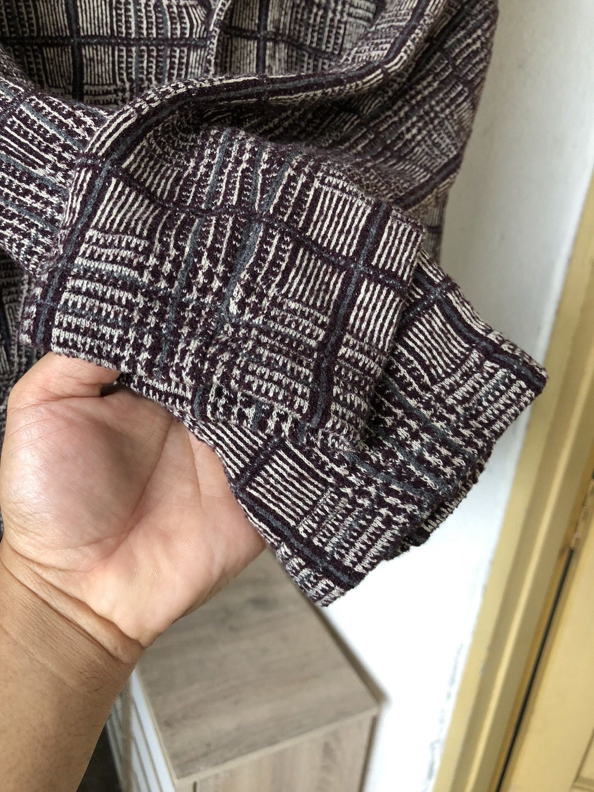 Issey Miyake Issey Miyake Plantation Tartan Tweed Cotton Blazer Jacket Size M / US 6-8 / IT 42-44 - 13 Thumbnail