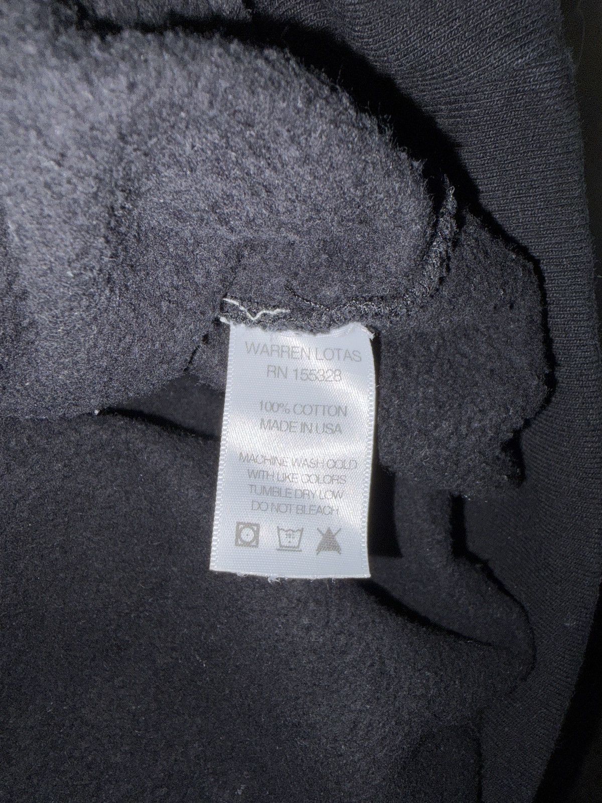 NBA × Warren Lotas Warren Lotas Lakers Heavyweight Hoodie - Black Size US M / EU 48-50 / 2 - 6 Thumbnail