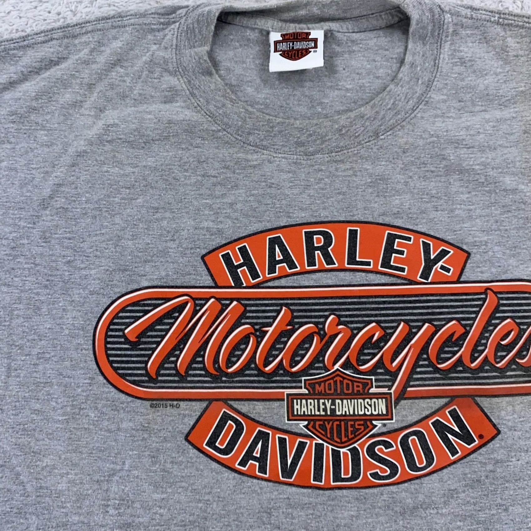 Harley Davidson Harley-Davidson Shirt Mens L/XL Motorcycle Graphic New Castle Delaware Rommel Size US L / EU 52-54 / 3 - 2 Thumbnail