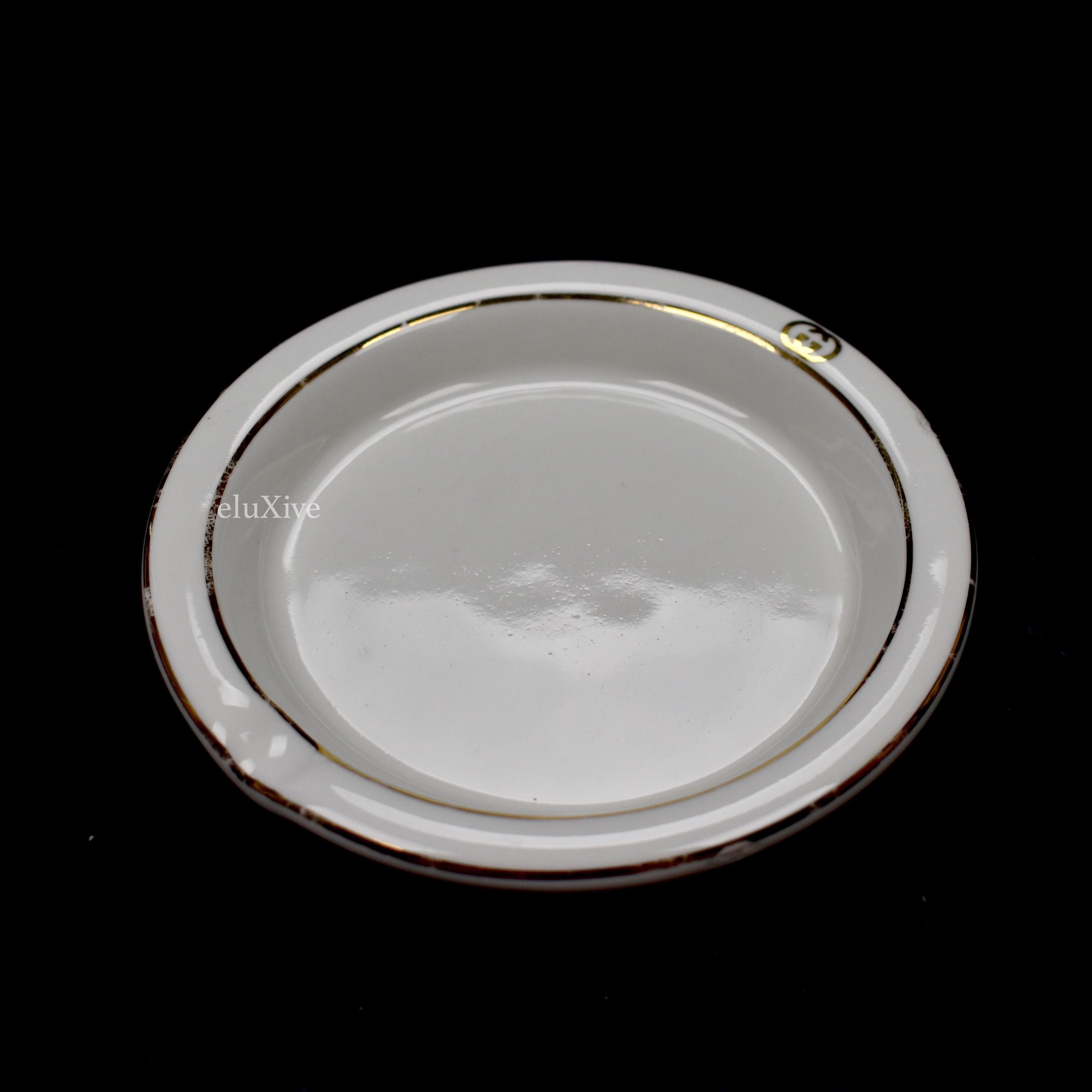Gucci Gucci Vintage 'GG' Logo Ceramic Ashtray Size ONE SIZE - 1 Preview