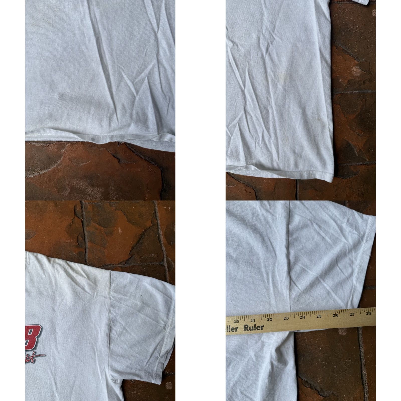 Vintage VINTAGE Bobby Labonte Nascar Racing T Shirt Large Double Sided Shirt Men White Cotton 90s Retro Graphic Print LogoLicensed Fans Size US L / EU 52-54 / 3 - 9 Thumbnail