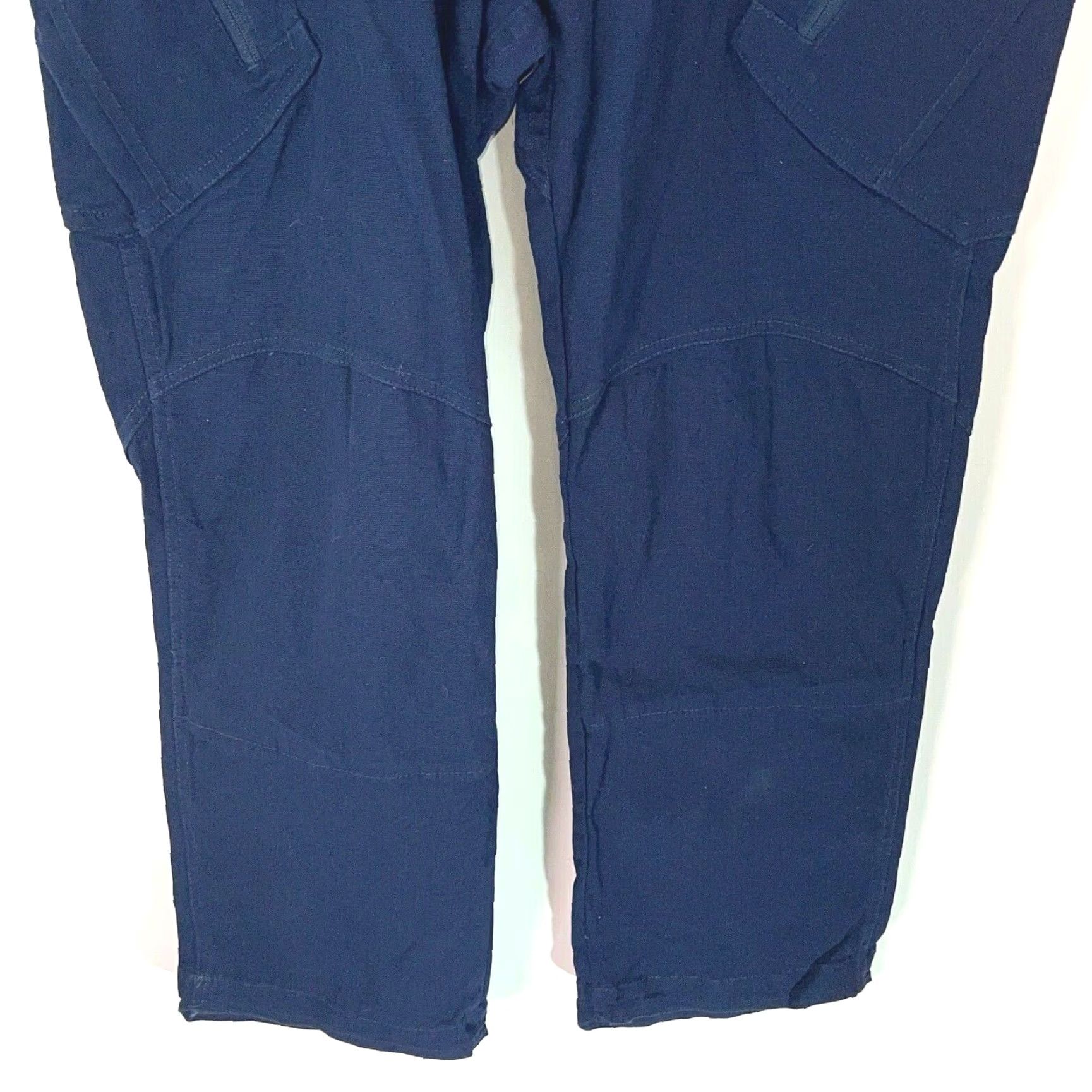 Vintage Mens Designed And Tested In USA Cargo Pants Mid Rise Stretch Blue Size 38X30 Size US 38 / EU 54 - 4 Thumbnail