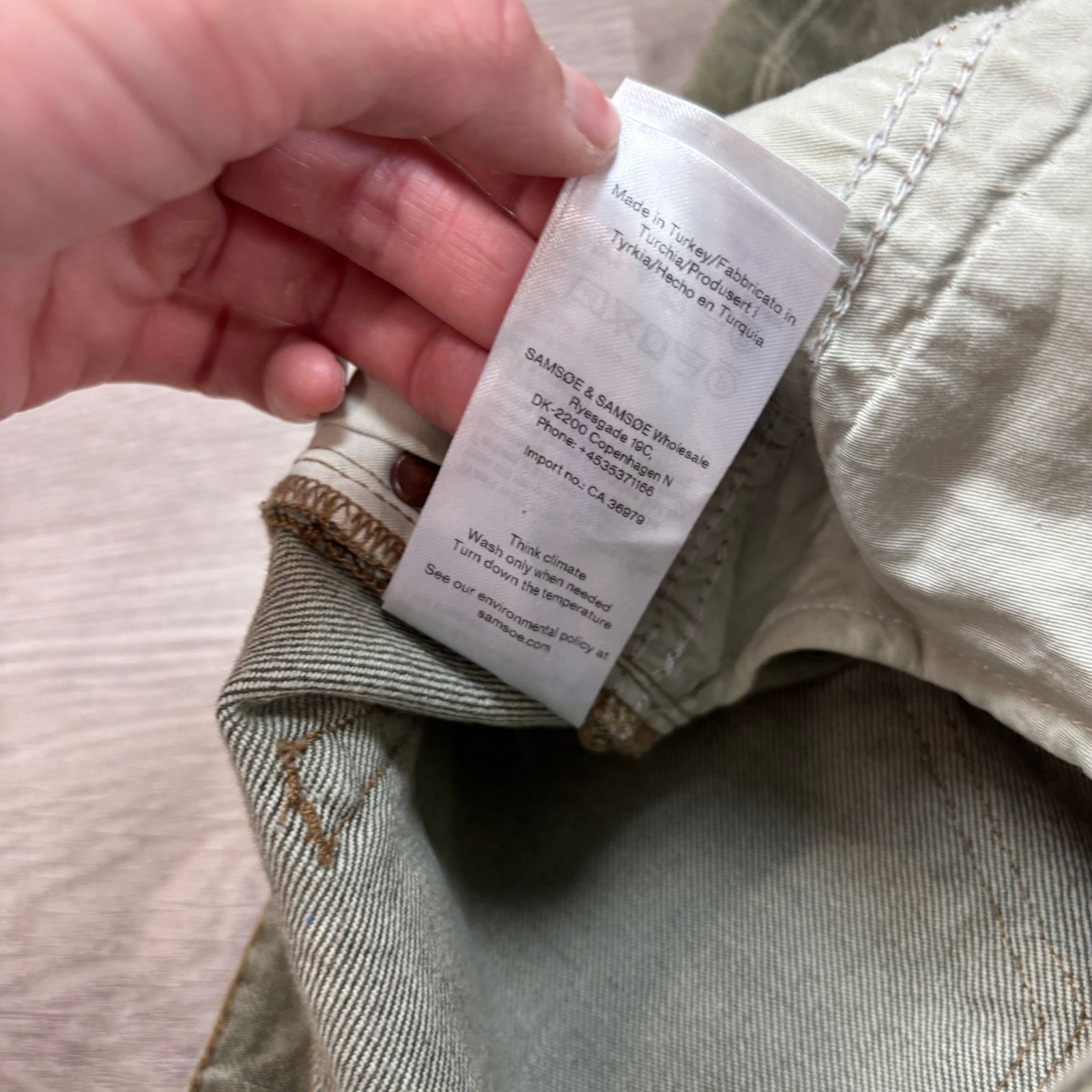 Samsoe Samsoe Samsoe Samsoe Rory Regular Fit Straight Leg Jeans Mens 28x31 Size US 28 / EU 44 - 8 Thumbnail