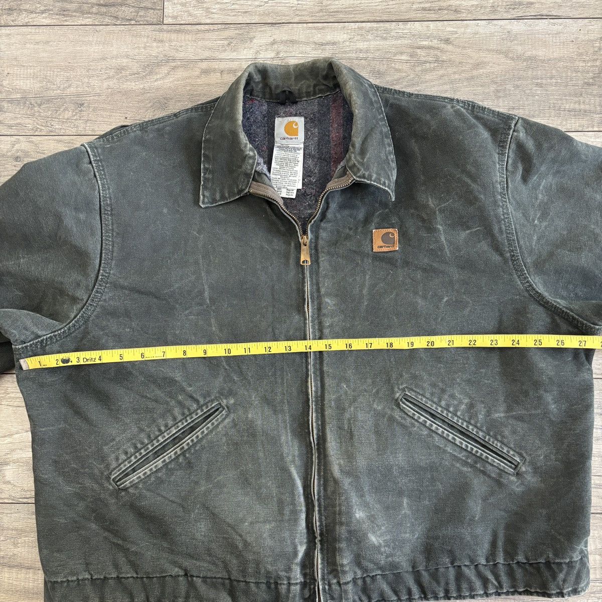 Carhartt × Vintage Vintage Carhartt Detroit Green Size US XXL / EU 58 / 5 - 7 Thumbnail