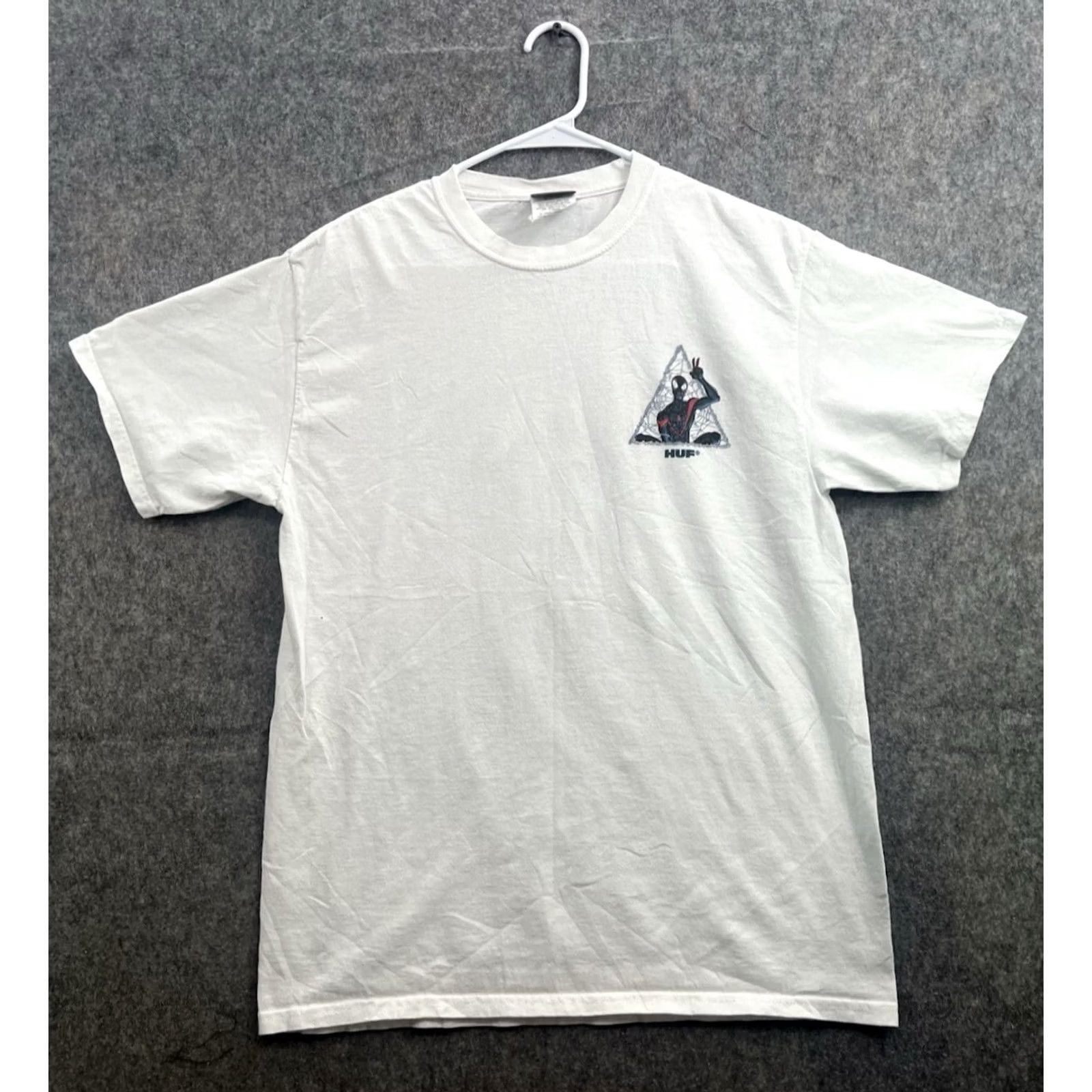 Huf VINTAGE HUF T-Shirt White Graphic Spiderman Miles Morales | Size M | Men | Comics Size US M / EU 48-50 / 2 - 2 Thumbnail