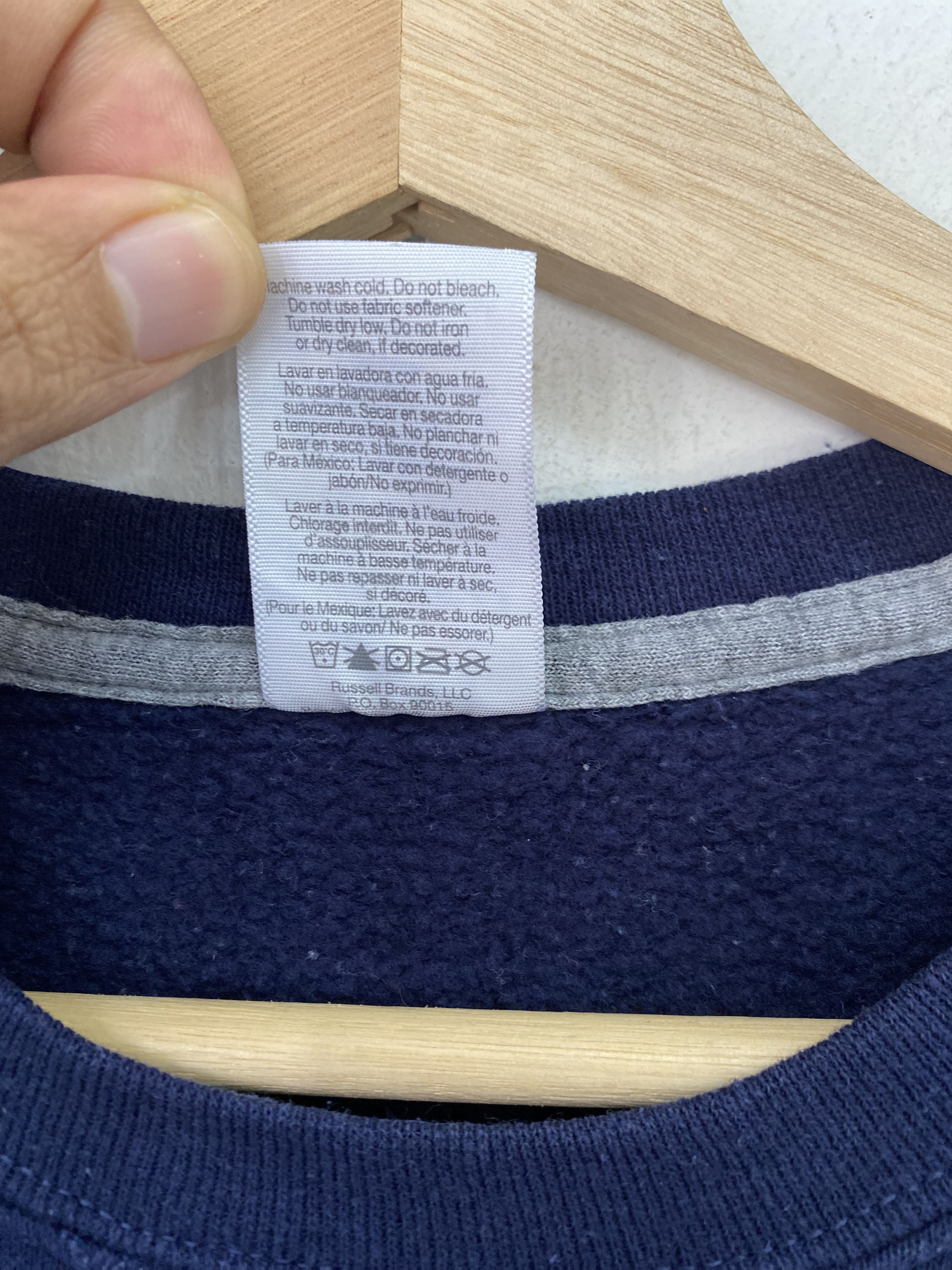 Other Wesley Soccer College Sweatshirt Blue Small Size Size US S / EU 44-46 / 1 - 8 Thumbnail