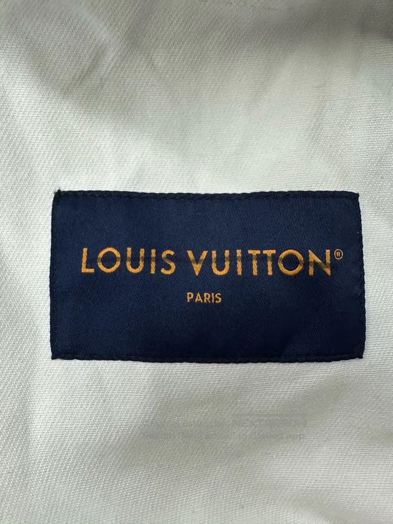 Louis Vuitton Louis Vuitton White starry sky ink-splashing denim jacket Size US L / EU 52-54 / 3 - 3 Thumbnail