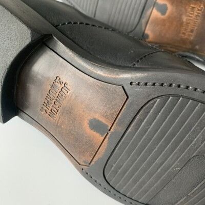 Johnston & Murphy Johnston & Murphy Shuler Oxford Black Leather Dress Shoes Me Size US 10.5 / EU 43-44 - 9 Thumbnail