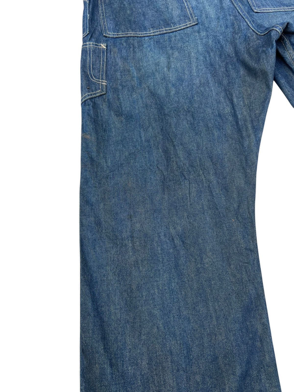 Levi's Vintage Clothing Levi’s LVC Dirty Mud Stains Denim Selvedge Work Wear Jeans Size US 34 / EU 50 - 17 Thumbnail