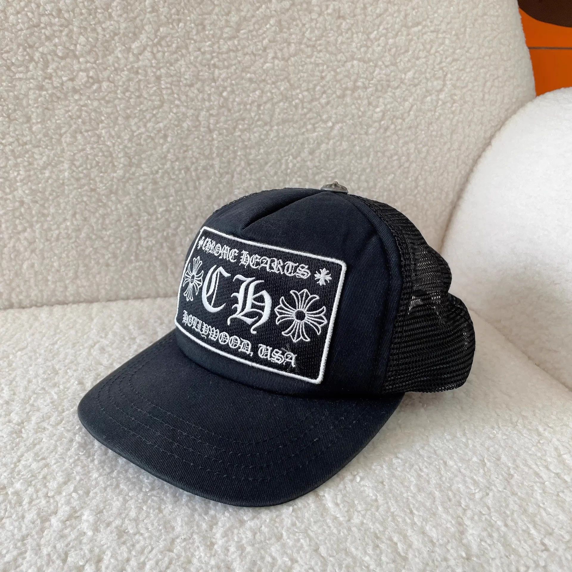 Chrome Hearts Chrome Hearts Black Embroidered Baseball Cap Size ONE SIZE - 1 Thumbnail