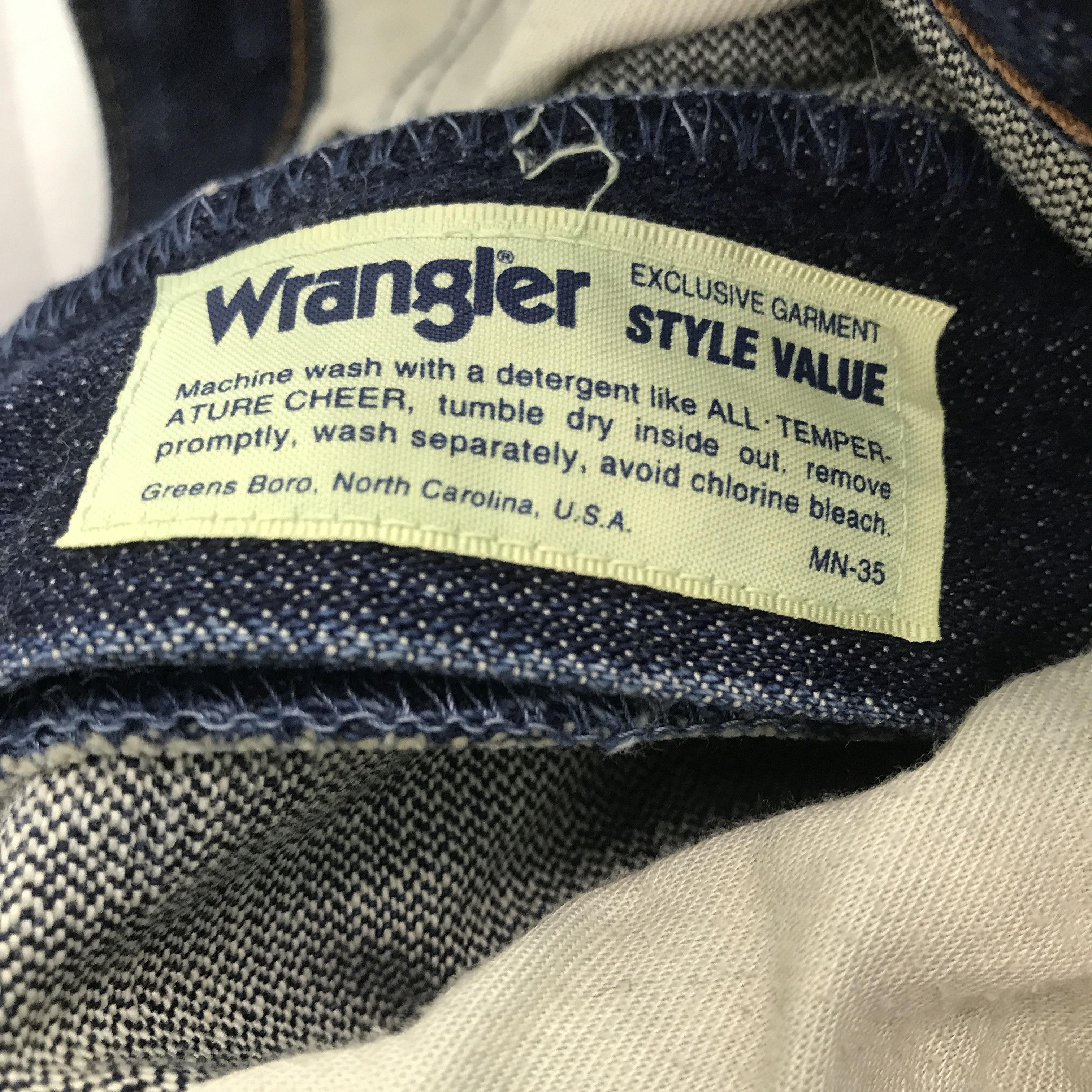 Vintage × Wrangler Flare Wrangler Distressed Bootcut Denim jeans pants Size US 32 / EU 48 - 14 Thumbnail