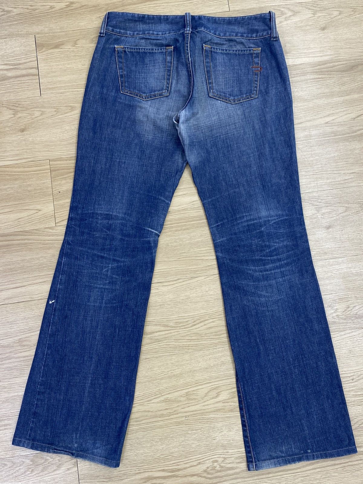 Diesel Diesel Acid Blue Wash Style Loose Jeans Size US 33 - 3 Thumbnail