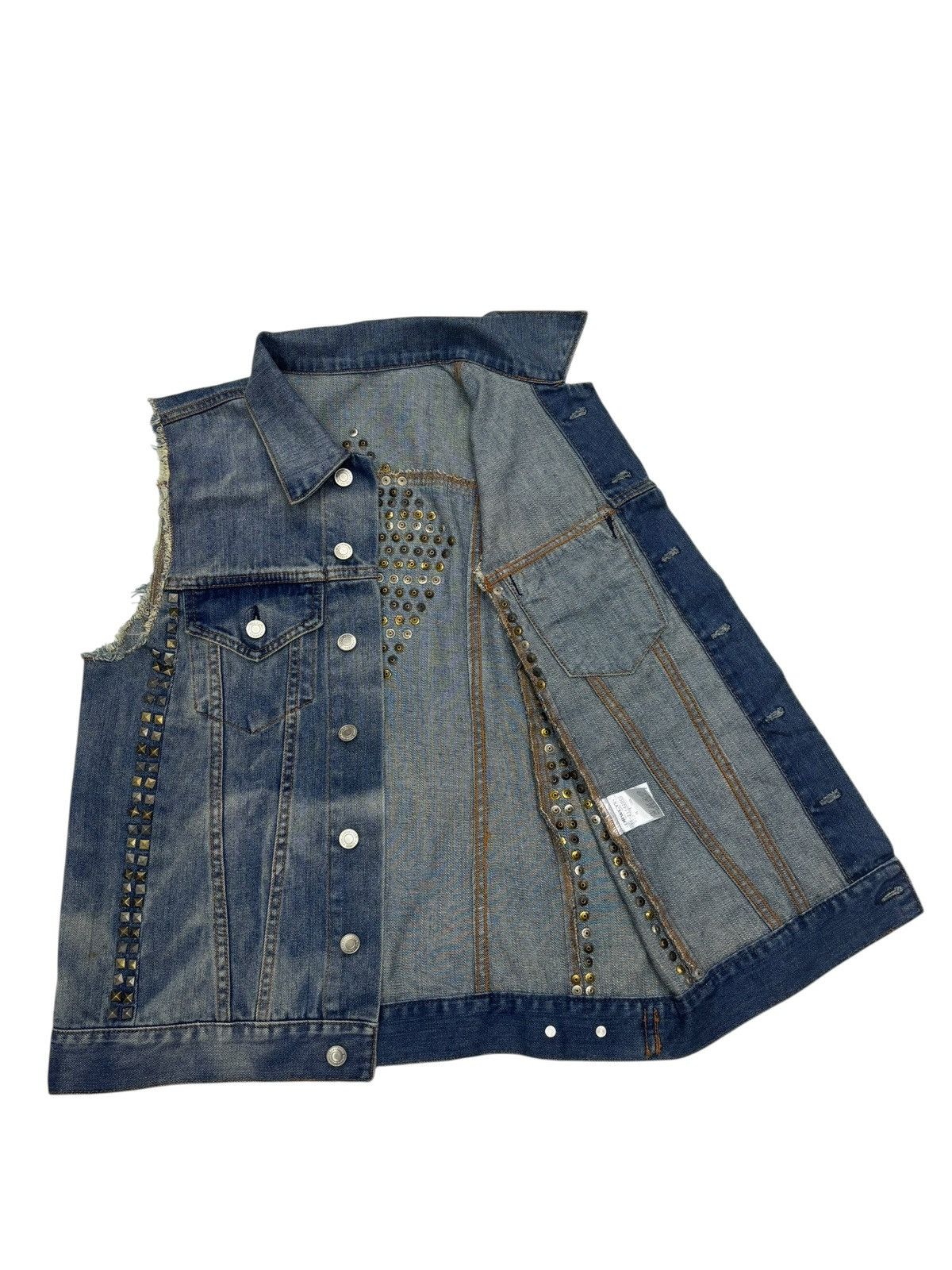 Hysteric Glamour × Undercover RARE❤️‍🔥PUNK STUDDED DRWCYS DENIM VEST Size US S / EU 44-46 / 1 - 3 Thumbnail