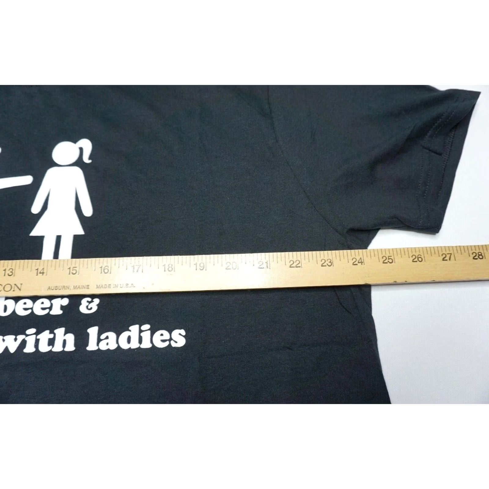 Gildan Gildan T-Shirt - Men XL - Black - 100% Cotton - Short Sleeve - Crew Neck - Beer Theme - NEW Size US XL / EU 56 / 4 - 7 Thumbnail