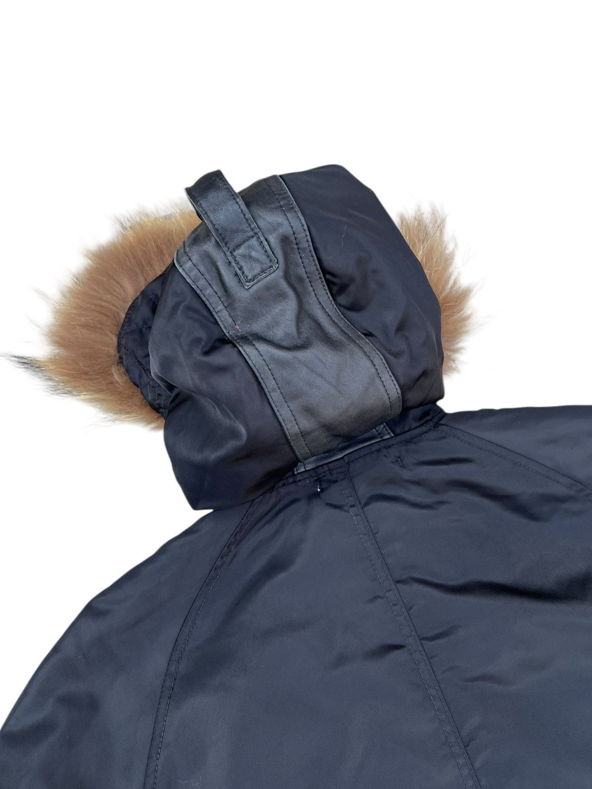 Le Grande Bleu (L.G.B.) HOUSTON N3B Style Racoon Fur Hybrid Lambhide Parka Jacket Size US M / EU 48-50 / 2 - 20 Thumbnail