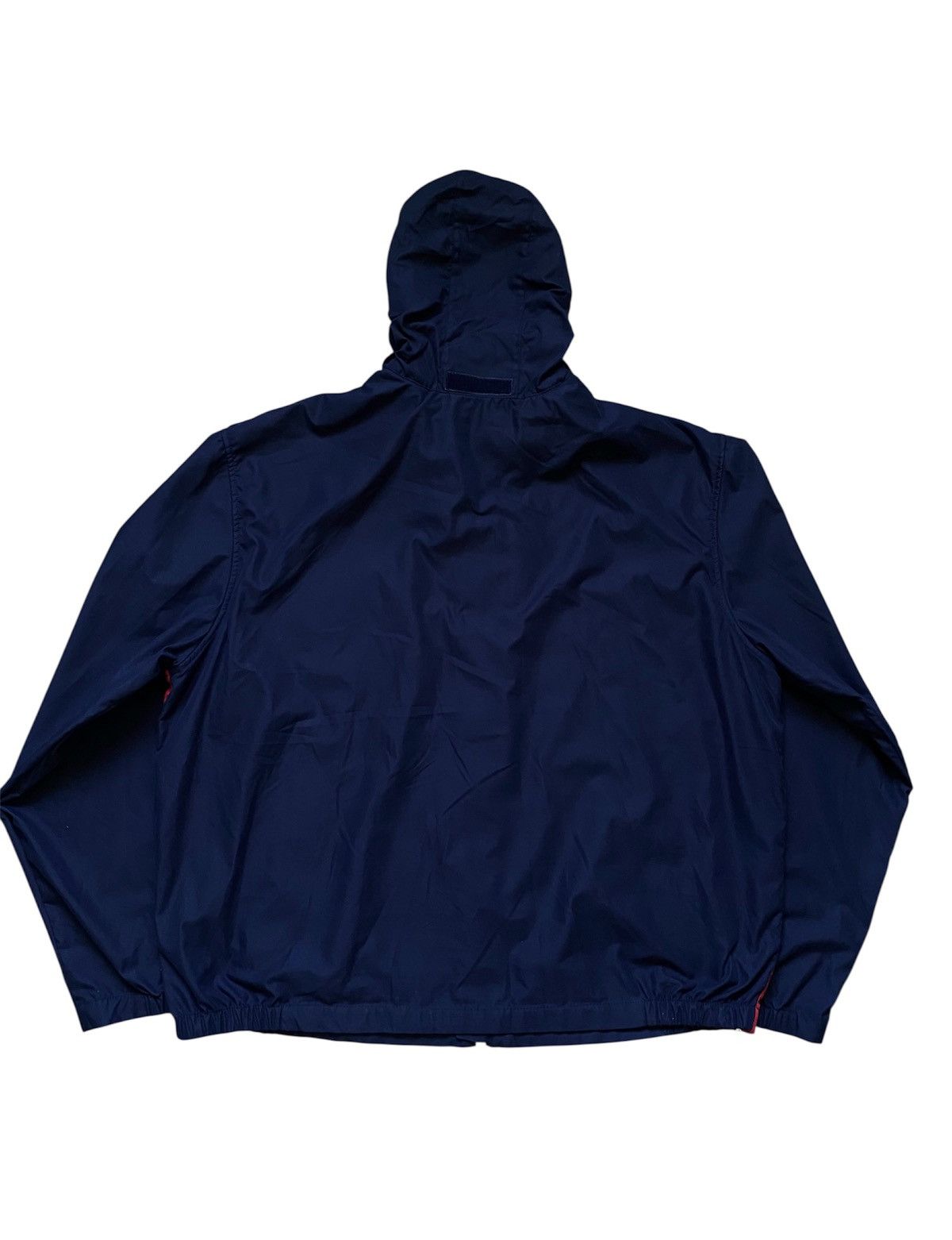 Tommy Hilfiger Tommy Hilfiger Vintage Navy Zip Jacket Embroidered Big Logo Size US XXL / EU 58 / 5 - 3 Thumbnail