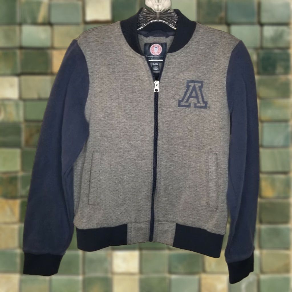 G-III G-III Sports Carl Banks Unisex Jacket - Long Sleeve Full Zip Varsity, Size S, Gray/Blue, Adults, Regular Fit Size US S / EU 44-46 / 1 - 1 Thumbnail