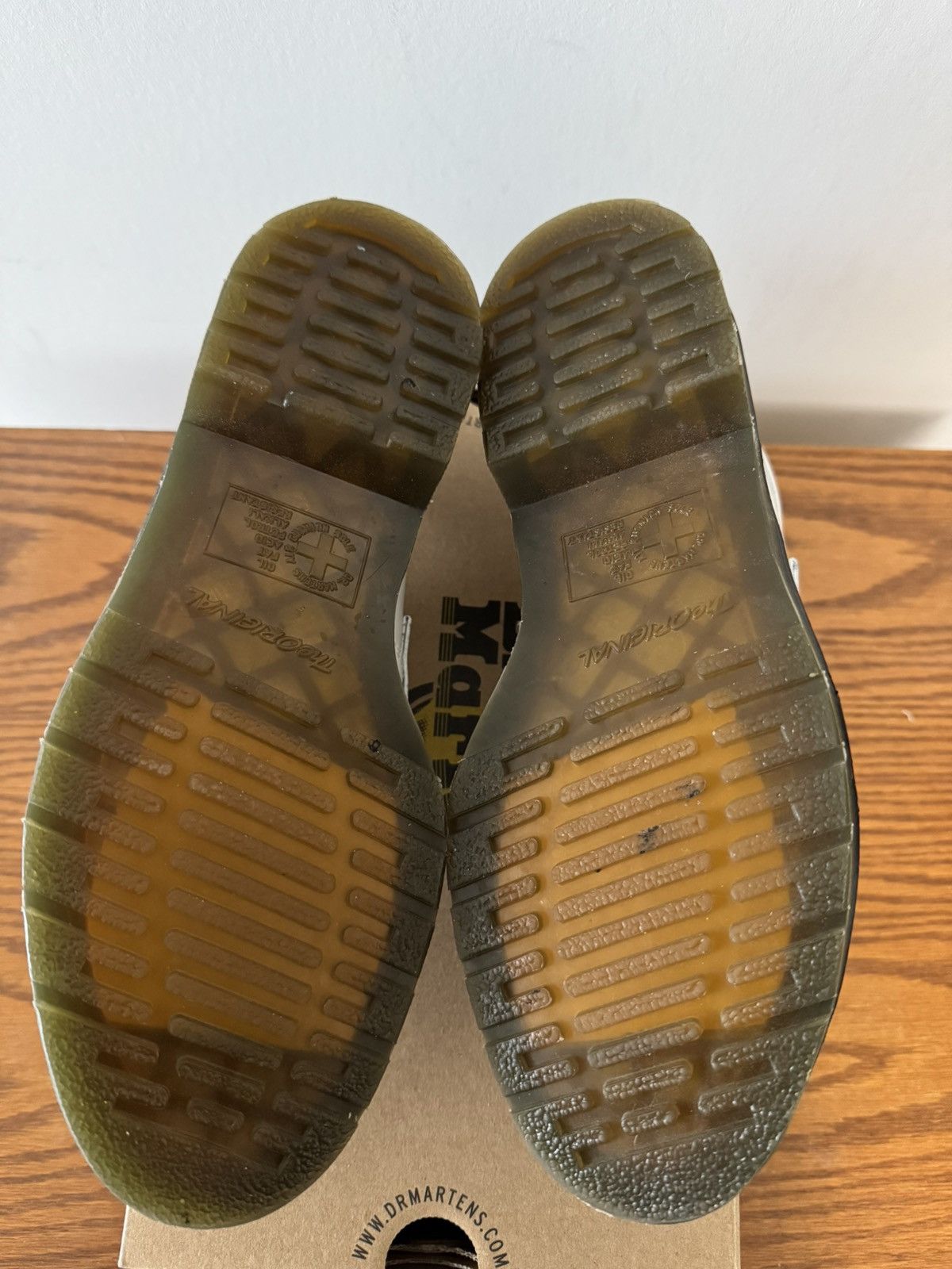 Dr. Martens Dr. Marten Adrian Yellow Stitch Leather Tassel Loafers Size US 9 / EU 42 - 6 Thumbnail