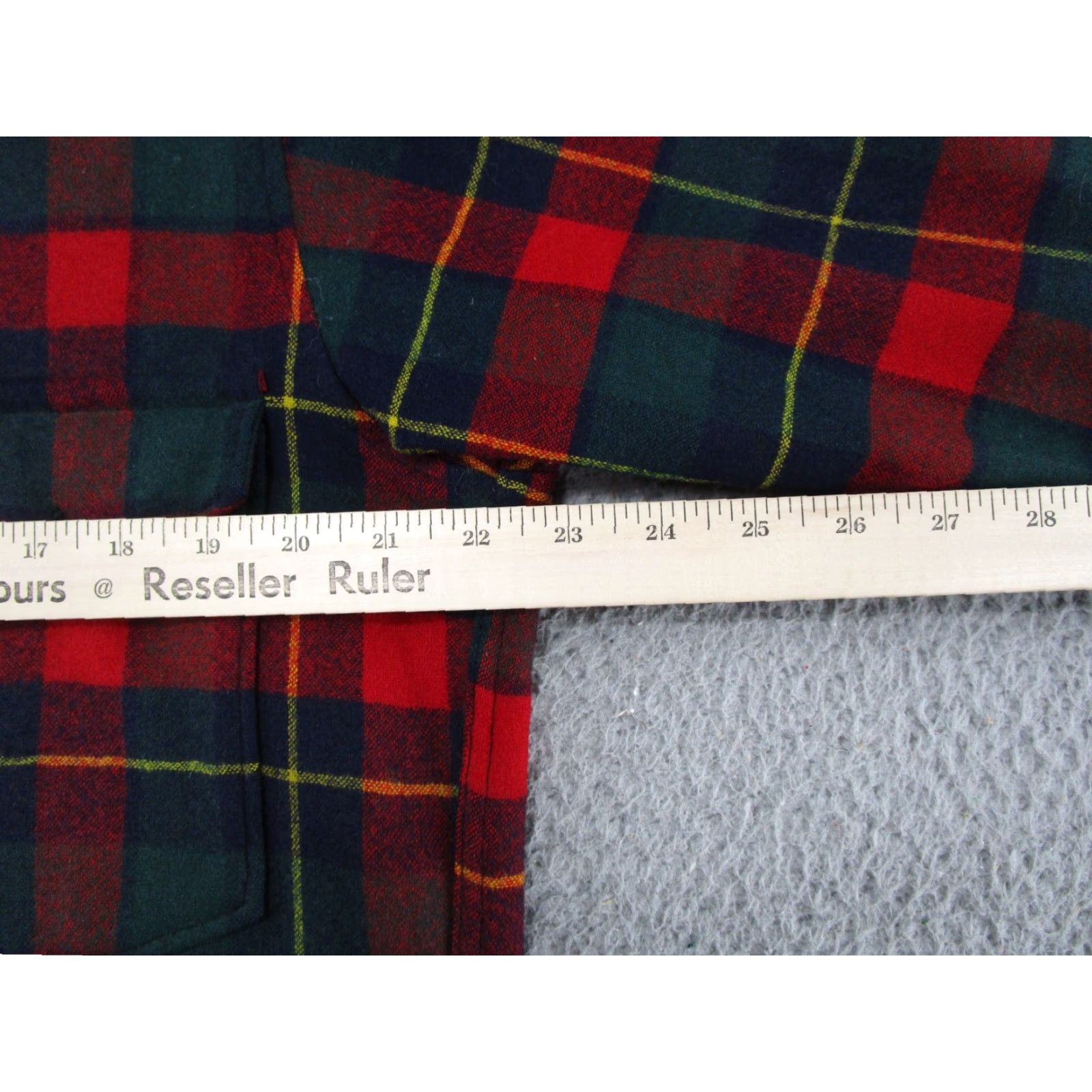 Pendleton VINTAGE Pendleton Shirt Men Long Wool Flannel Plaid Hunting Tartan Lumberjack Red Button-Up Casual 16/Long Pockets Outdoors Size US M / EU 48-50 / 2 - 5 Thumbnail