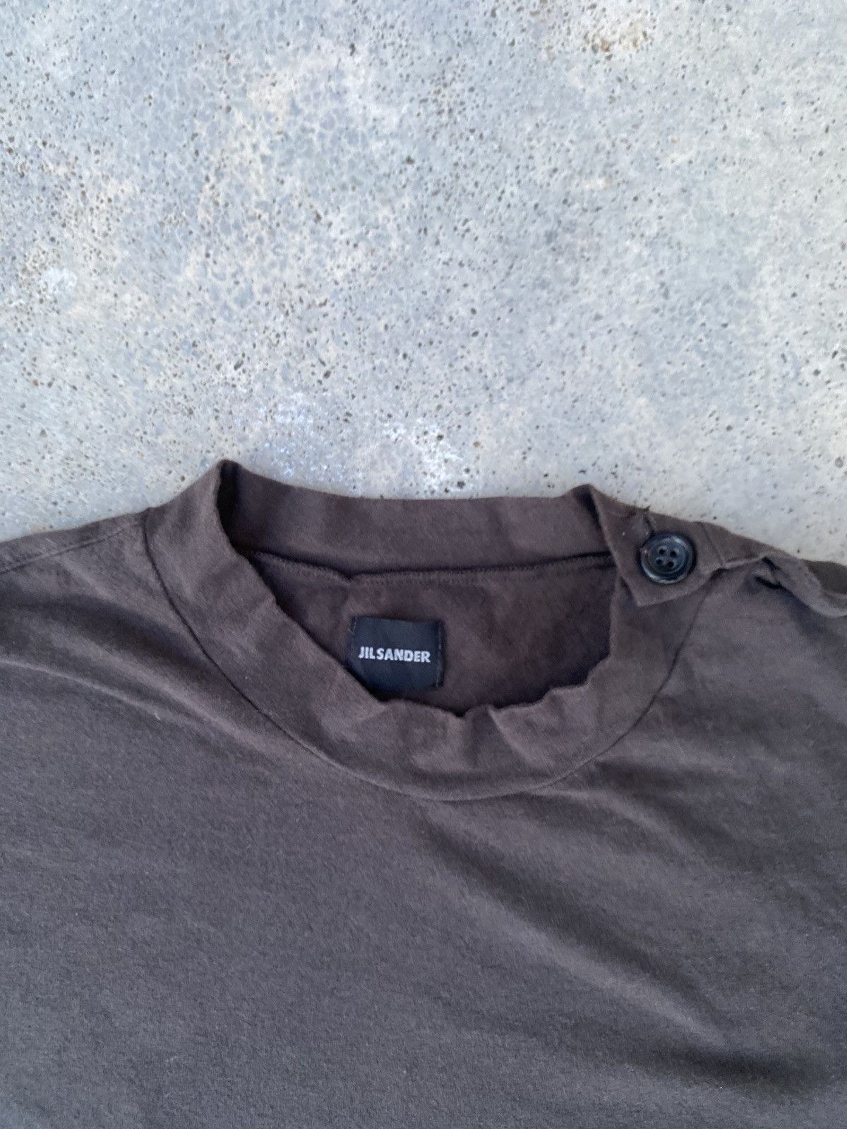 Jil Sander Jil Sander Pocket Long Sleeve Tees Brown Size US L / EU 52-54 / 3 - 5 Thumbnail