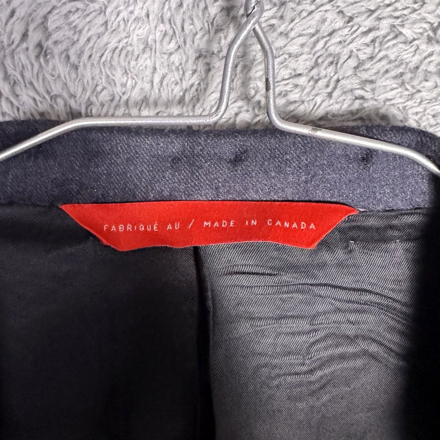 Vintage Samuelsohn Blazer Mens 46L Sport Coat Wool Cashmere Gray 2-Button Notch Notch Lapel Business Casual Long Coat/ Jacket Size 46R - 6 Thumbnail