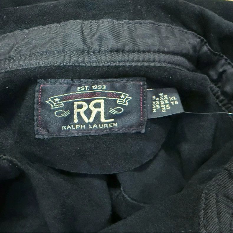 RRL Ralph Lauren RRL Ralph Lauren Fashion style leather shirt Size US XL / EU 56 / 4 - 8 Thumbnail