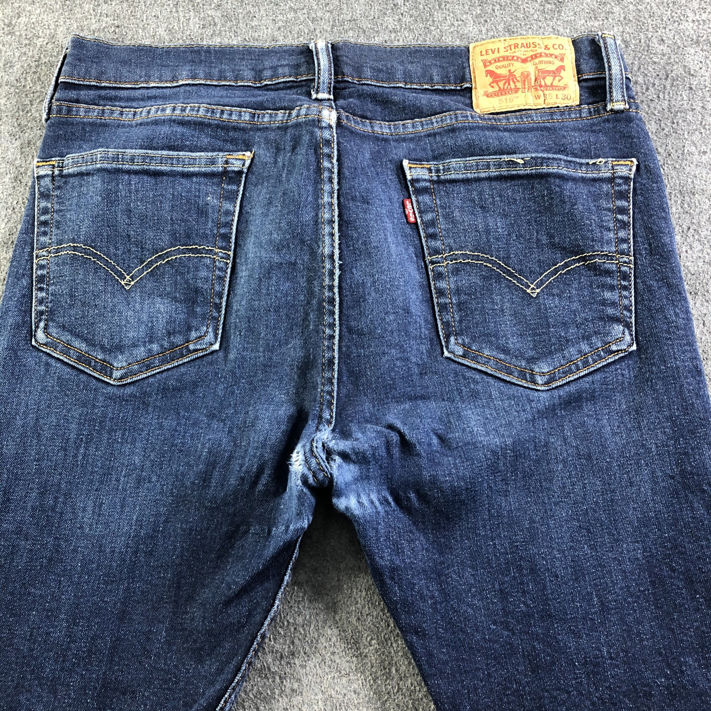 Levi's Vintage Blue Wash Levis 519 Jeans-J3685 Size US 34 / EU 50 - 4 Thumbnail