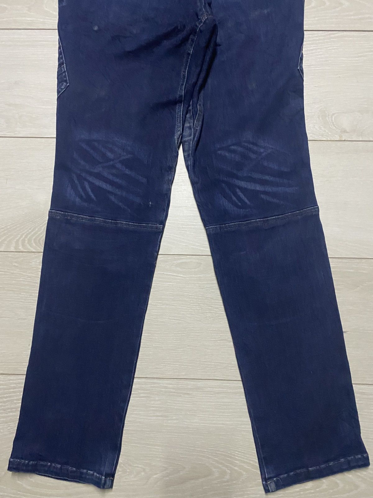Dickies Vtg Dickies Blue Wash Double Knee Cargo Skinny Slim Jeans Size US 29 - 6 Thumbnail