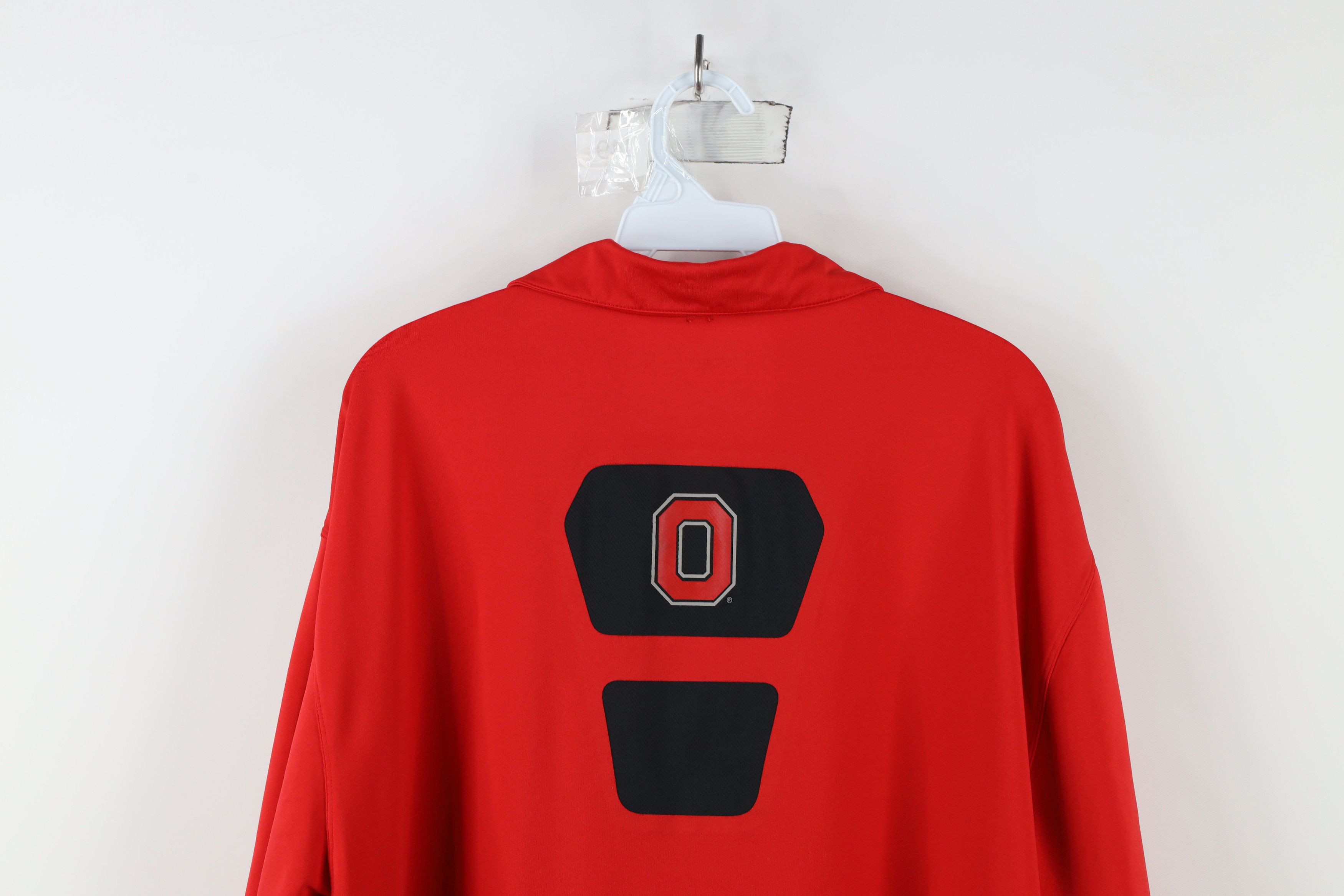 Nike × Vintage Nike Golf Out Ohio State University Collared Polo Shirt Red Size US XL / EU 56 / 4 - 12 Thumbnail