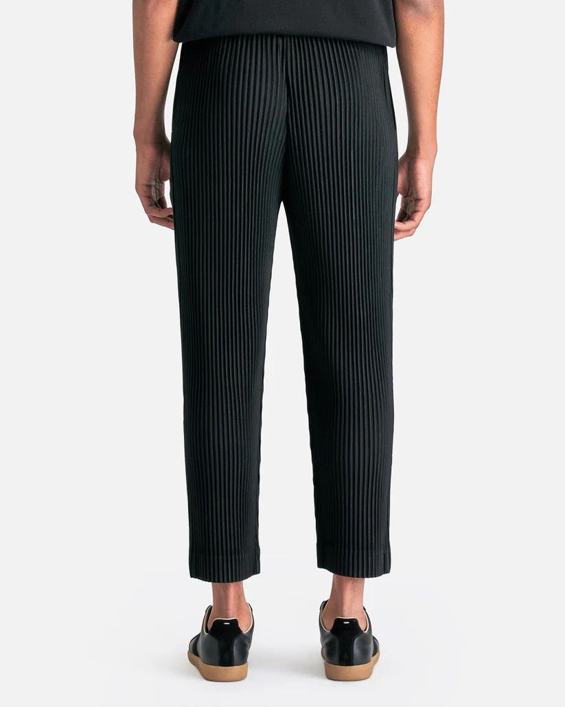 Homme Plisse Issey Miyake o1s1v1r1oon0825 Mc January Pleated Pants in Black Size US 30 / EU 46 - 2 Thumbnail