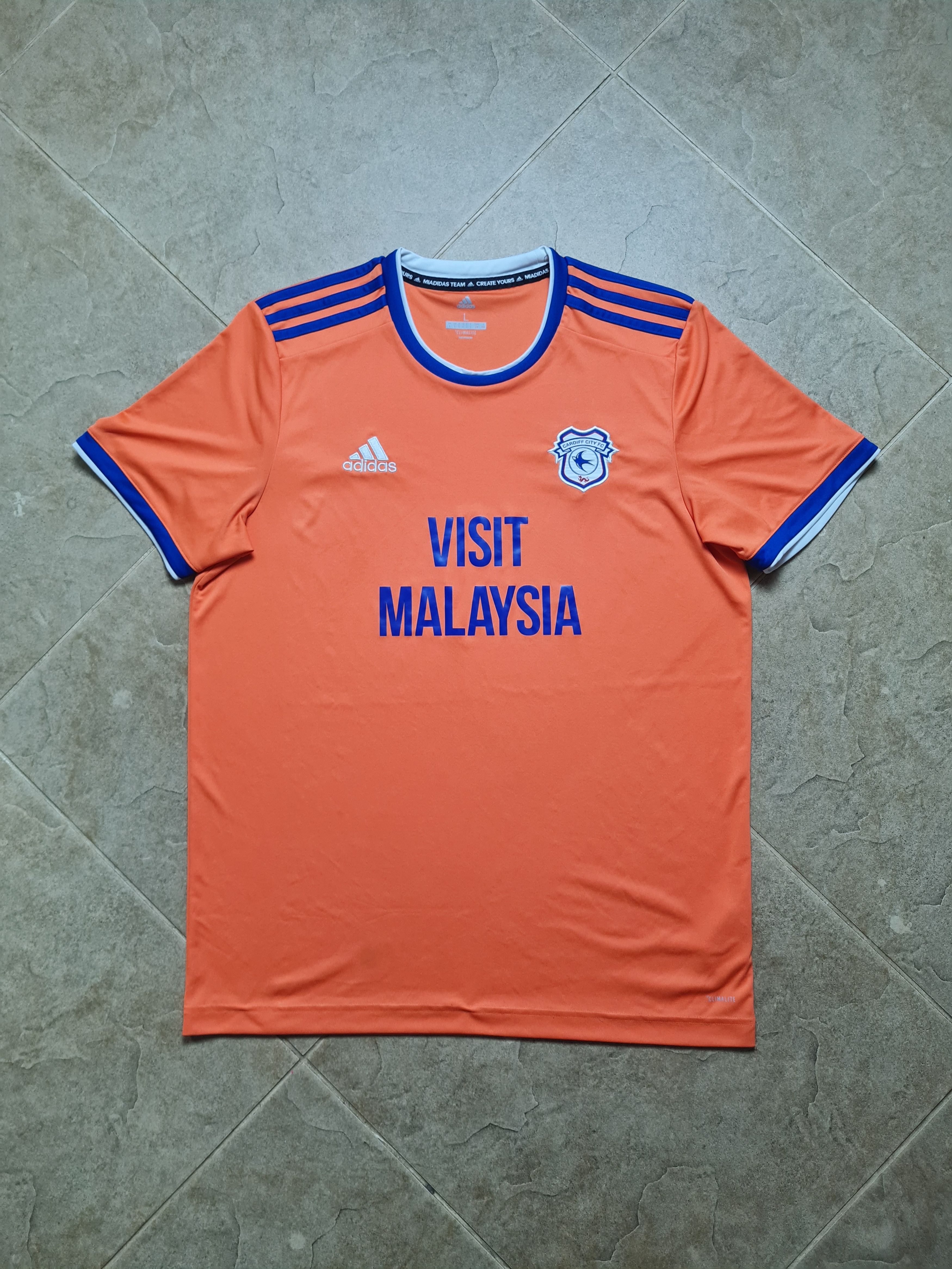 Adidas Jersey Soccer Adidas Cardiff City Football Shirt 2019/2020 L Size US L / EU 52-54 / 3 - 14 Thumbnail