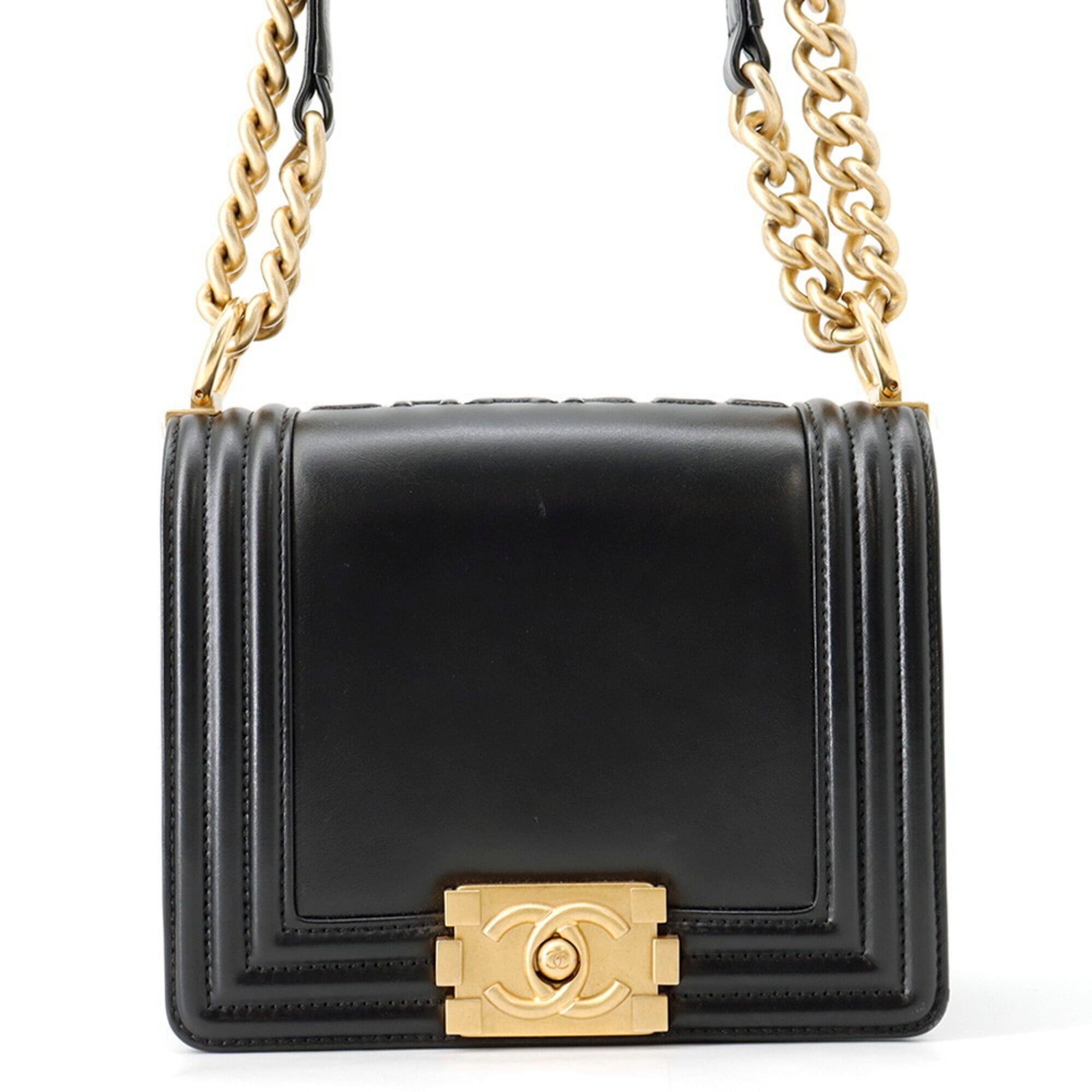 Chanel Chain Shoulder Bag Boy As3018 Chanel Black Handbag, Women's