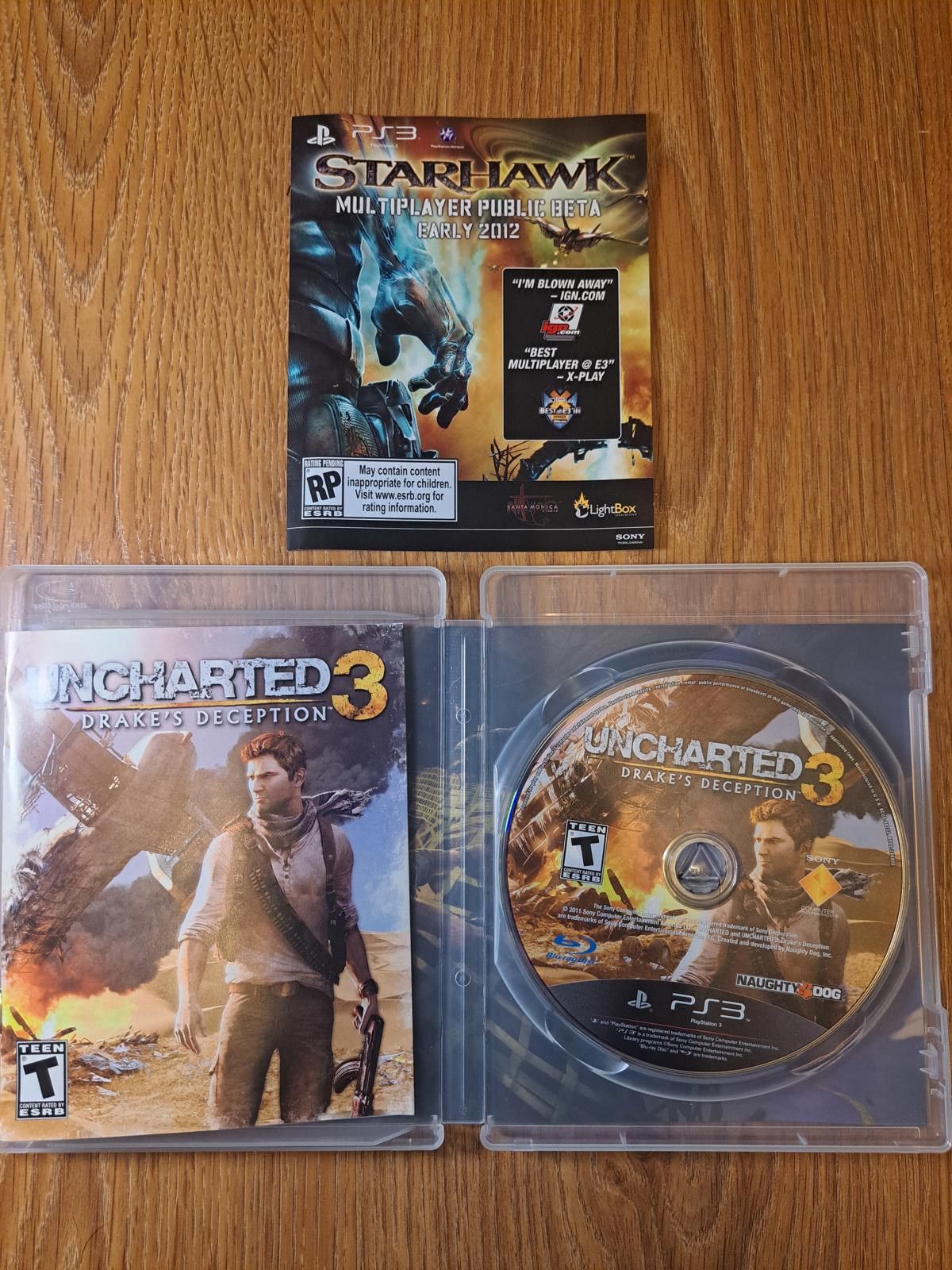 Sony Uncharted 3 PS3 Playstation 3 Video Game COMPLETE Size ONE SIZE - 3 Thumbnail