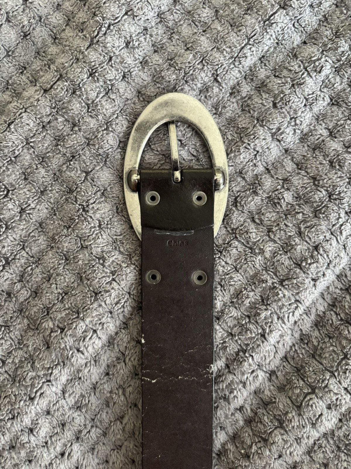 Calvin Klein Vintage CK Jeans Belt Size 44 - 3 Thumbnail