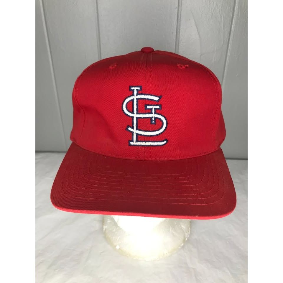 Vintage Vintage St. Louis Cardinals MLB plain logo snapback hat cap Size ONE SIZE - 1 Thumbnail